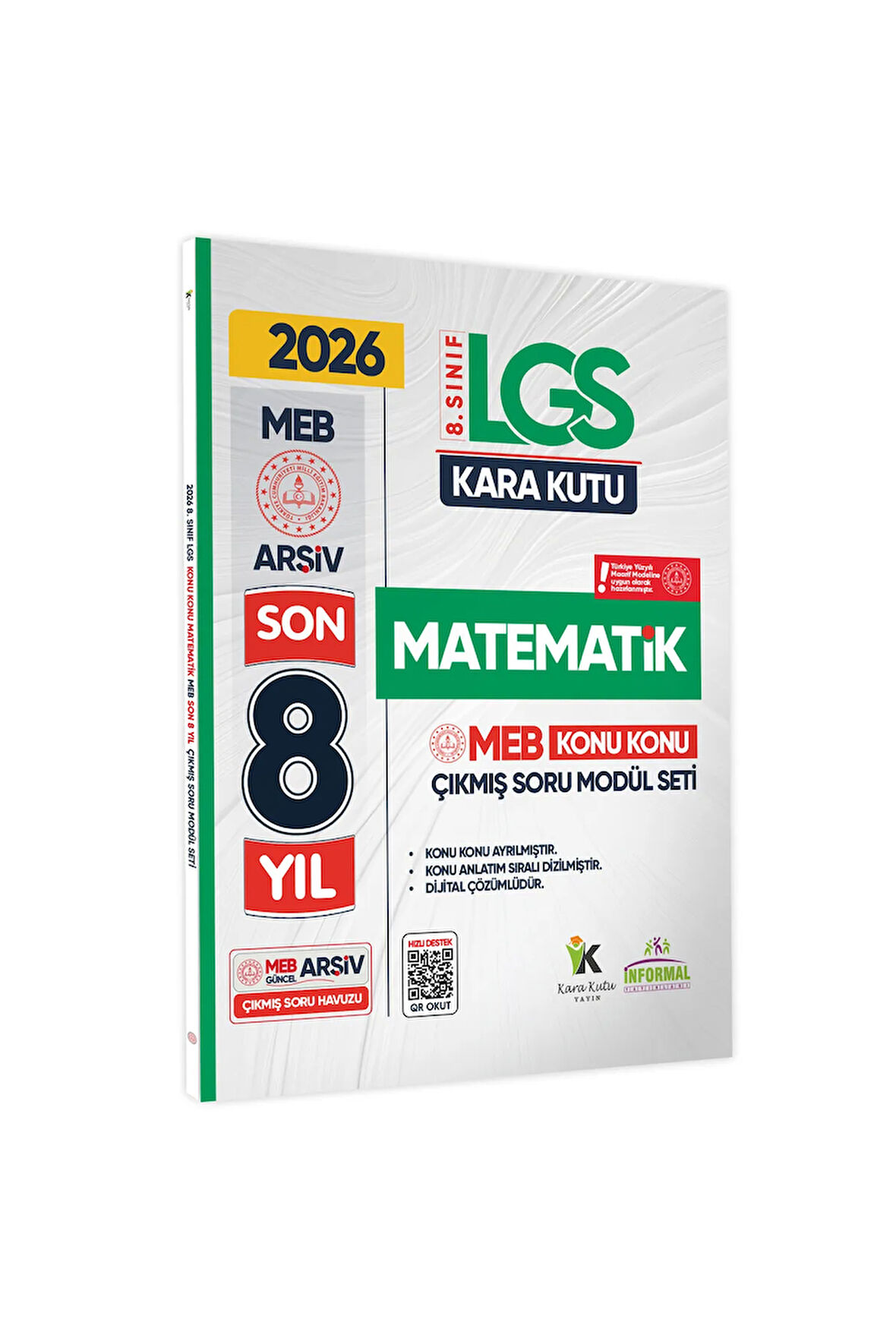 2026 Lgs 8.sınıf Matematik Karakutu Meb Çıkmış Soru Modülü Dijital Çözümlü Konu Konu Son 8 Yıl