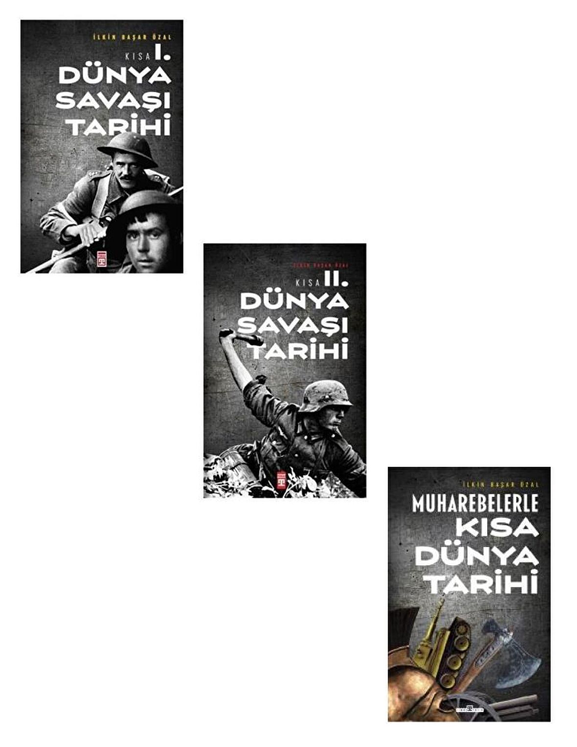 Kısa 1. Dünya Savaşı Tarihi + Kısa 2. Dünya Savaşı Tarihi + Muharebelerle Kısa Dünya Tarihi 3 Kitap Set