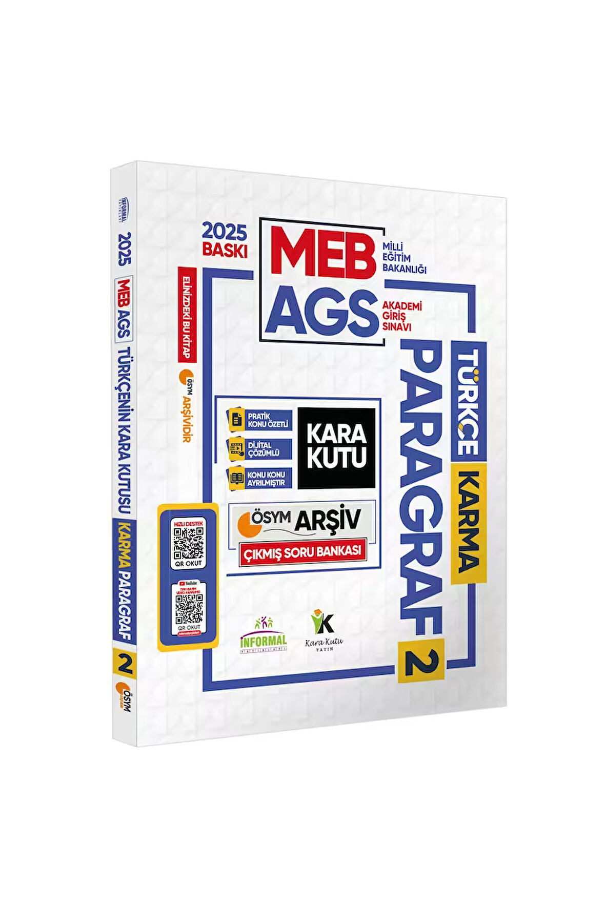 2025 MEB-AGS Türkçenin Kara Kutusu PARAGRAF 2 KARMA ÖSYM Çıkmış Soru Bankası PDF/Video Çözümlü
