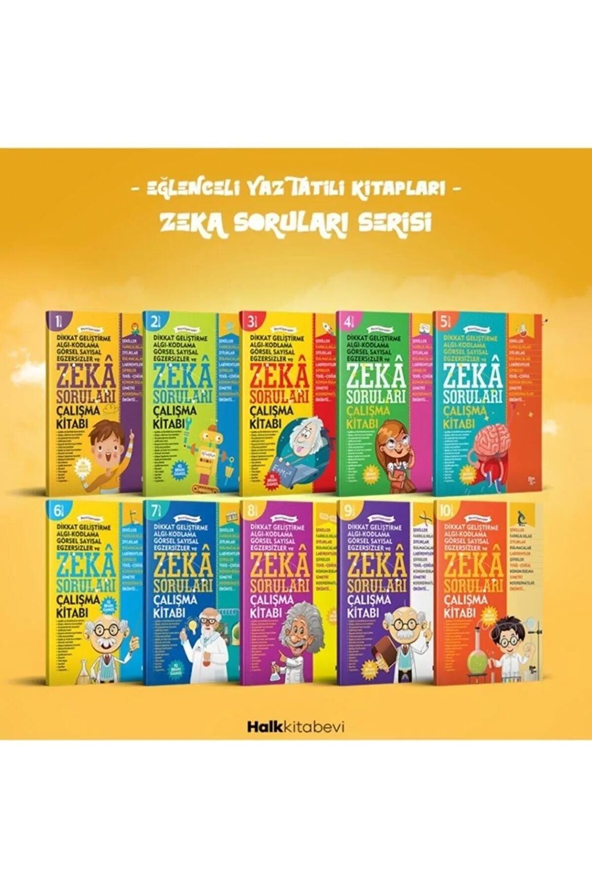 Eğlenceli Yaz Tatili Kitapları - Zeka Srouları Serisi