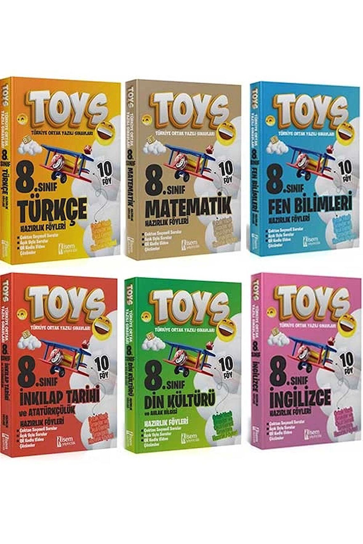 İsem Yayıncılık 8. Sınıf TOYS Tüm Dersler Soru Bankası Seti