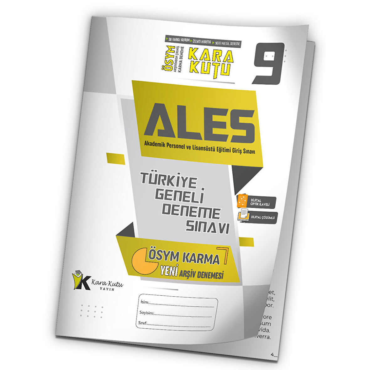 2023 ALES ÖSYM Arşivi Karma Kara Kutu Çıkmış Soru Türkiye Geneli D. Çözümlü Deneme 10/9.Kitapçık