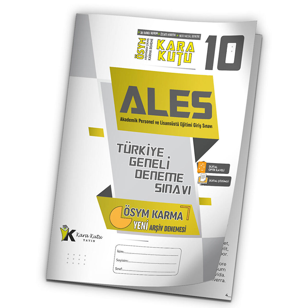 2023 ALES ÖSYM Arşivi Karma Kara Kutu Çıkmış Soru Türkiye Geneli D. Çözümlü Deneme 10/10.Kitapçık