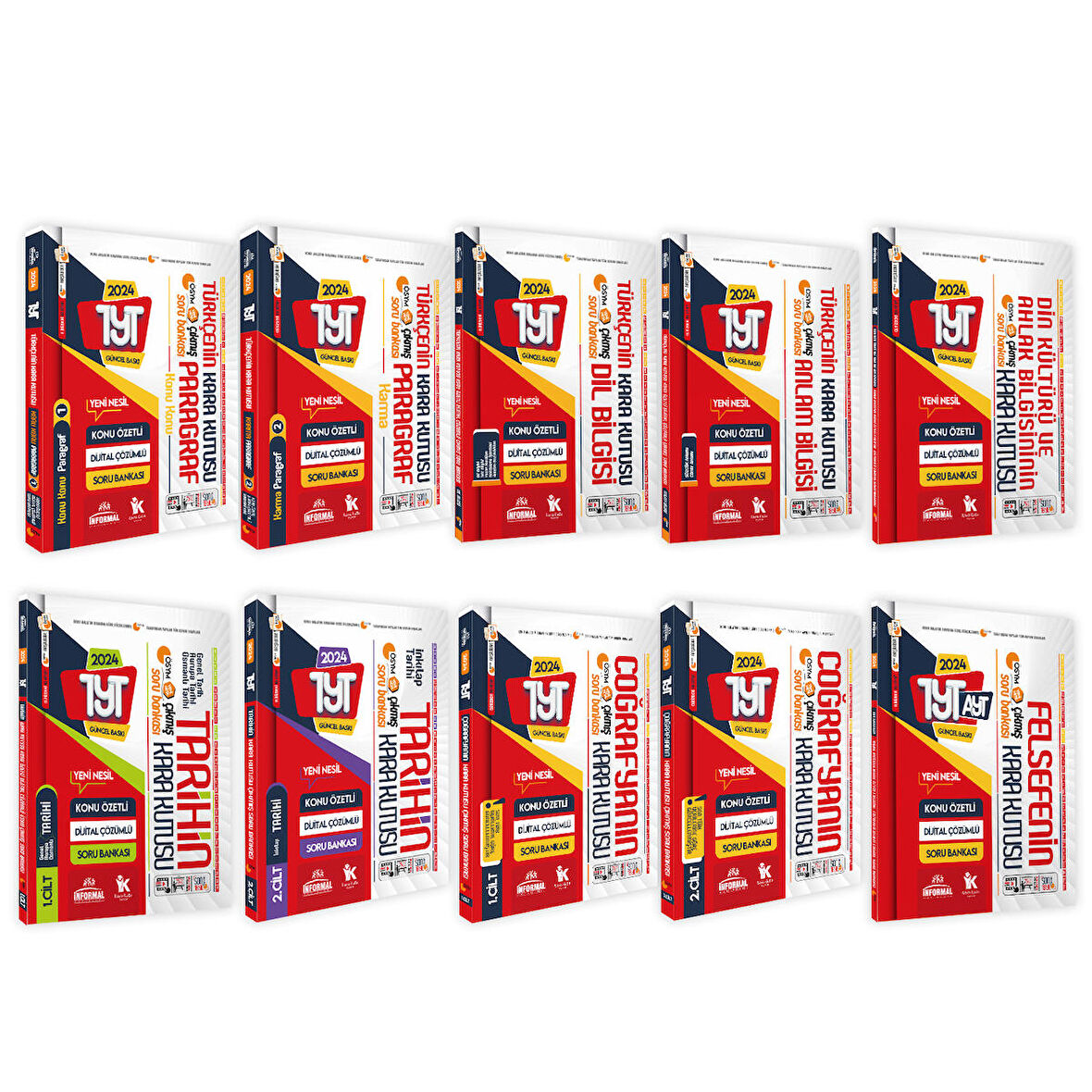 2024 YKS-TYTnin Kara Kutusu SÖZEL EKONOMİK PAKET SET Konu Özetli Dijital Çözümlü Çıkmış Soru Bankası