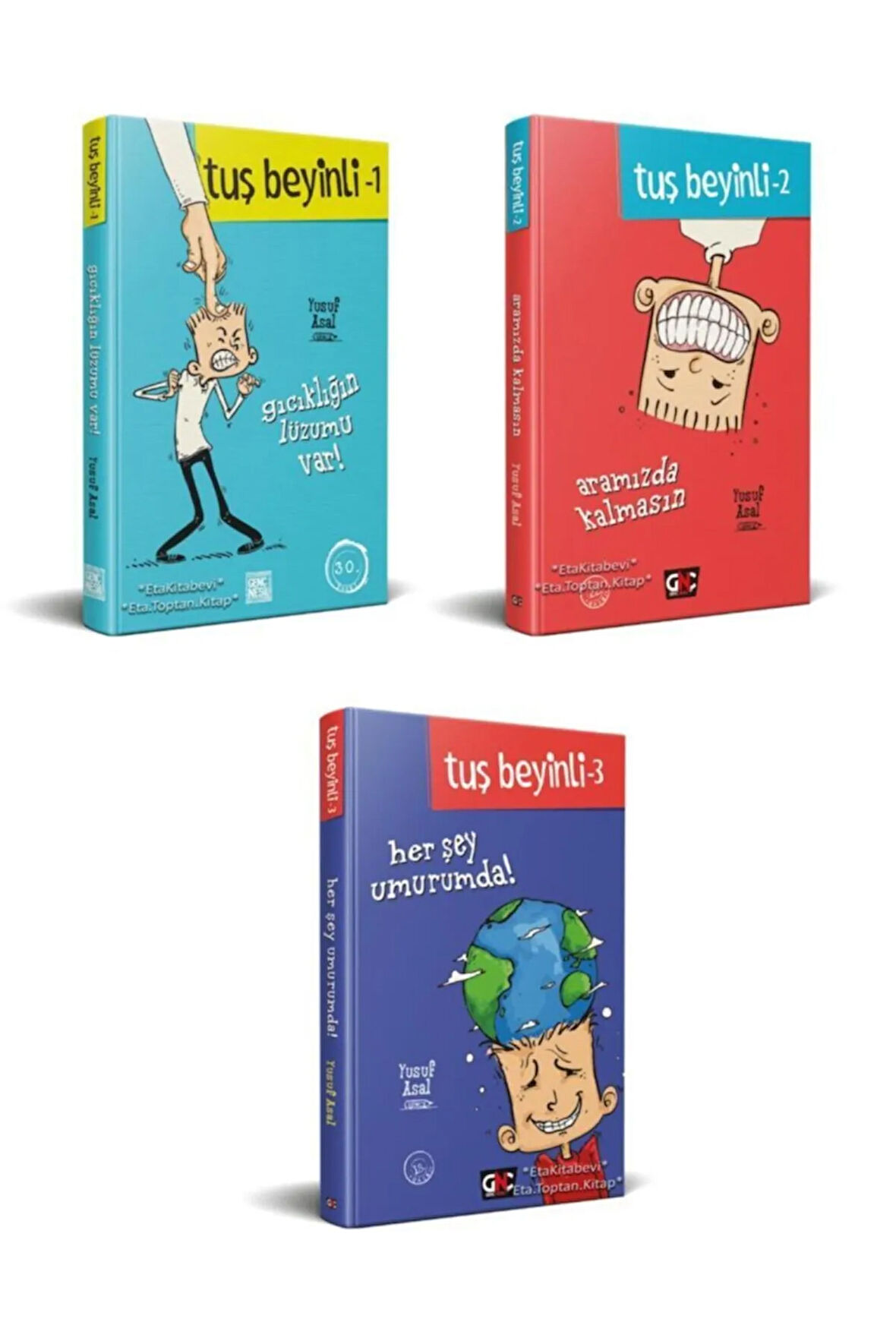 Nesil Tuş Beyinli Serisi 1-2-3 Set (3 Kitap)