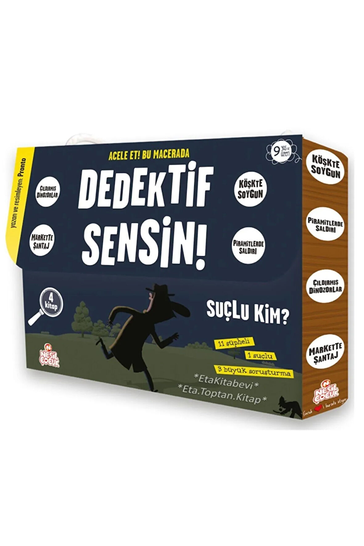 Dedektif Sensin Hikaye Seti (4 Kitap)