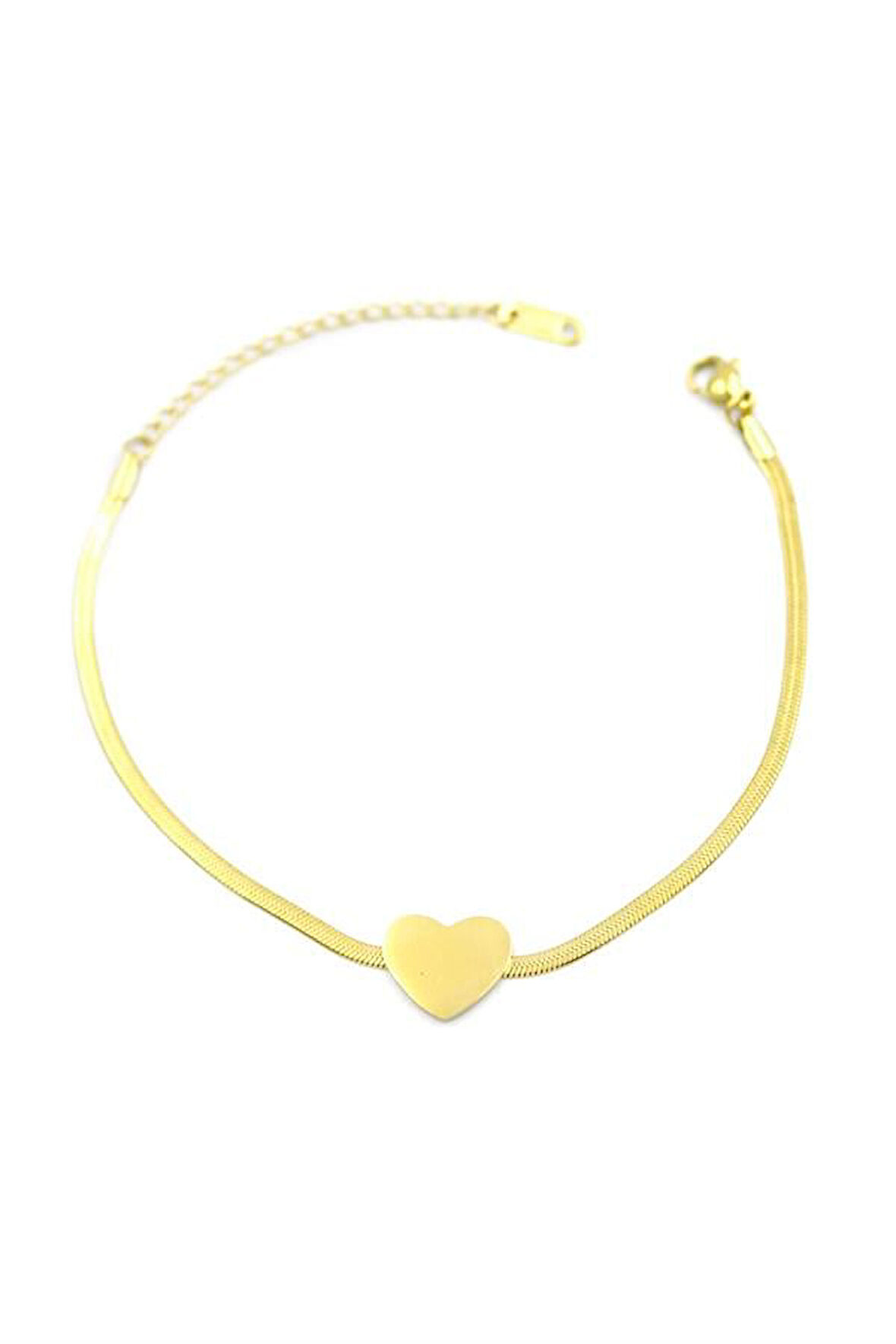 Kalp Bileklik - Altın