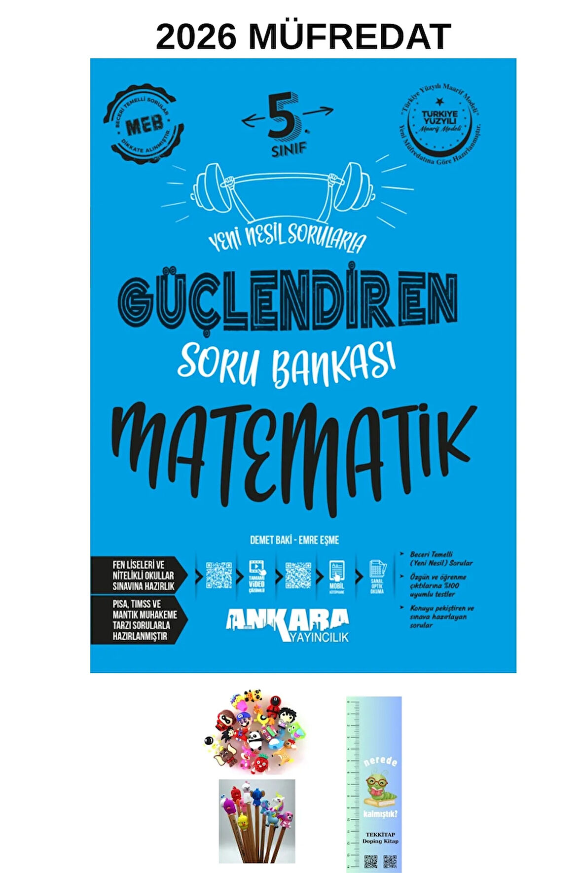 Ankara Güçlendiren 5. Sınıf Matematik Soru Bankası Yeni Ürün (