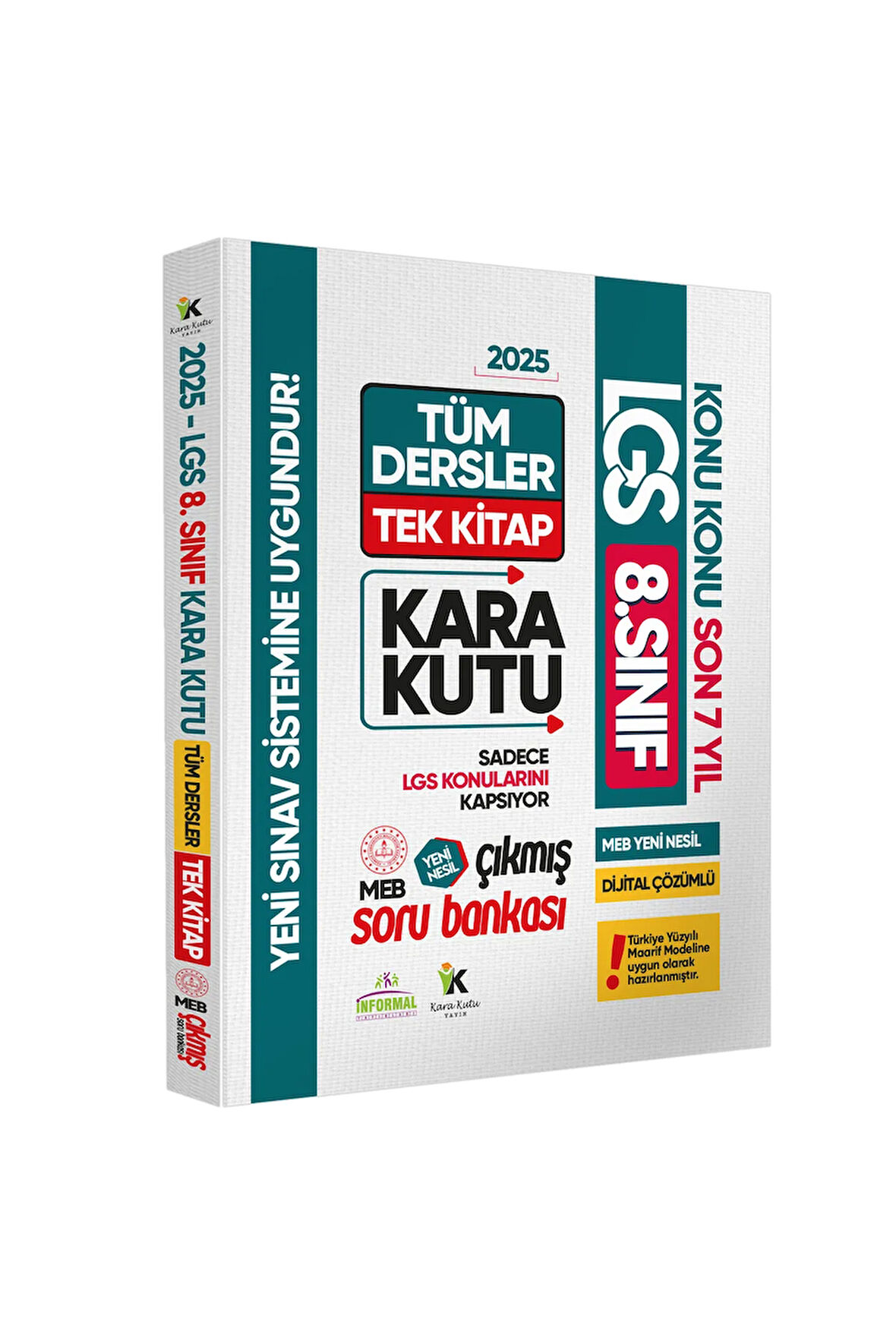 2025 Lgs 8.sınıf Meb Çıkmış Soru Bankası Konu Konu Tüm Dersler Tek Kitap Son 7 Yıl Dijital Çözümlü