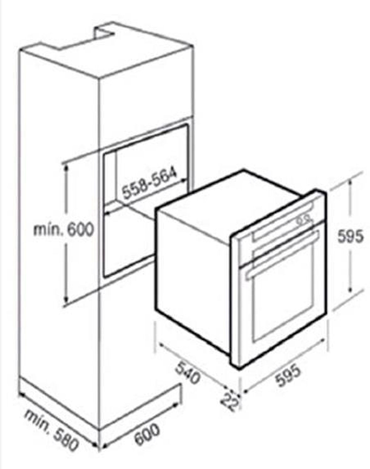 Gfh 55 Aspiratör -Tz 6316 Elektrikli Ocak - Hak 625 N Siyah Fırın Teka Siyah Set