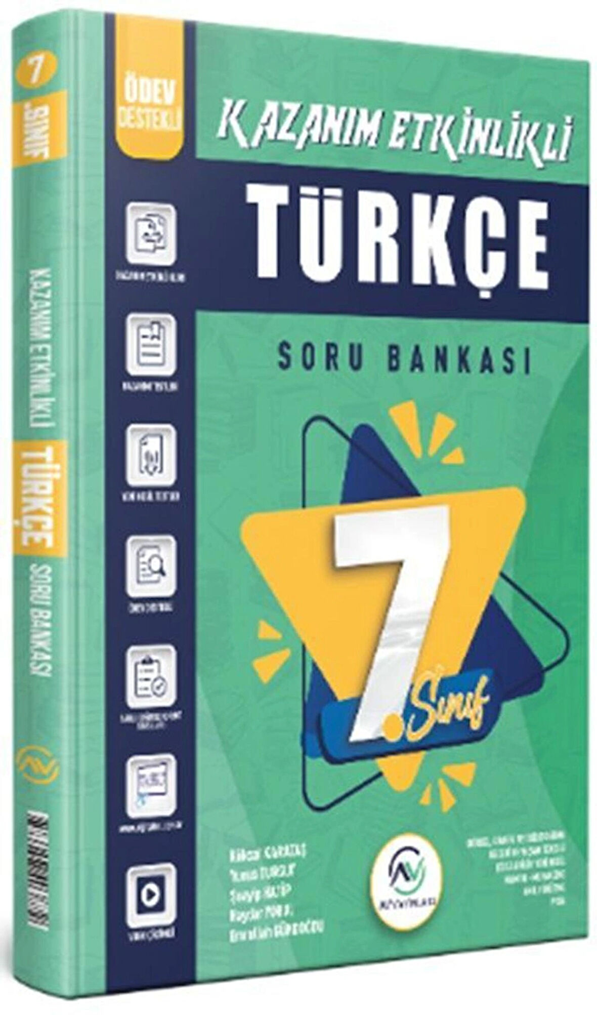 Av Yayınları 7. Sınıf Türkçe Kazanım Etkinlikli Soru Bankası