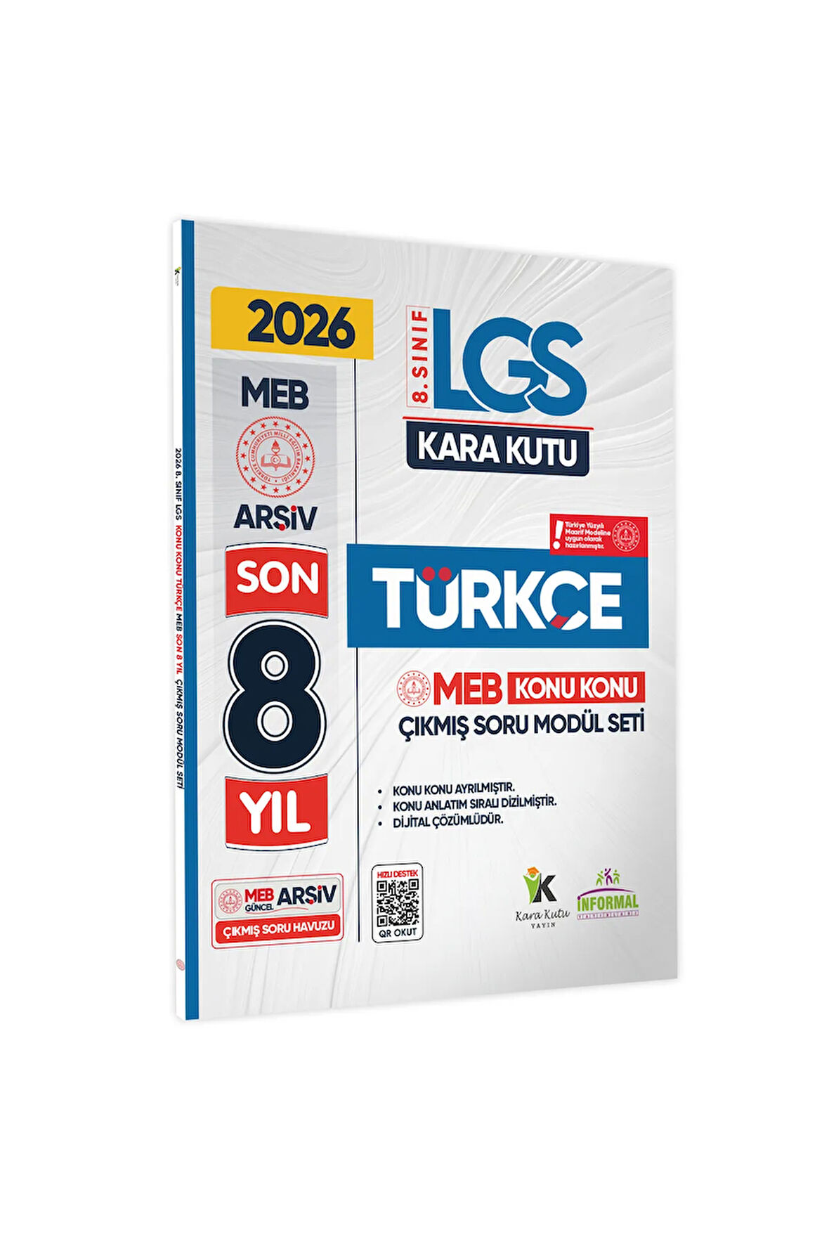 2026 Lgs 8.sınıf Türkçe Karakutu Meb Çıkmış Soru Modülü Dijital Çözümlü Konu Konu Son 8 Yıl