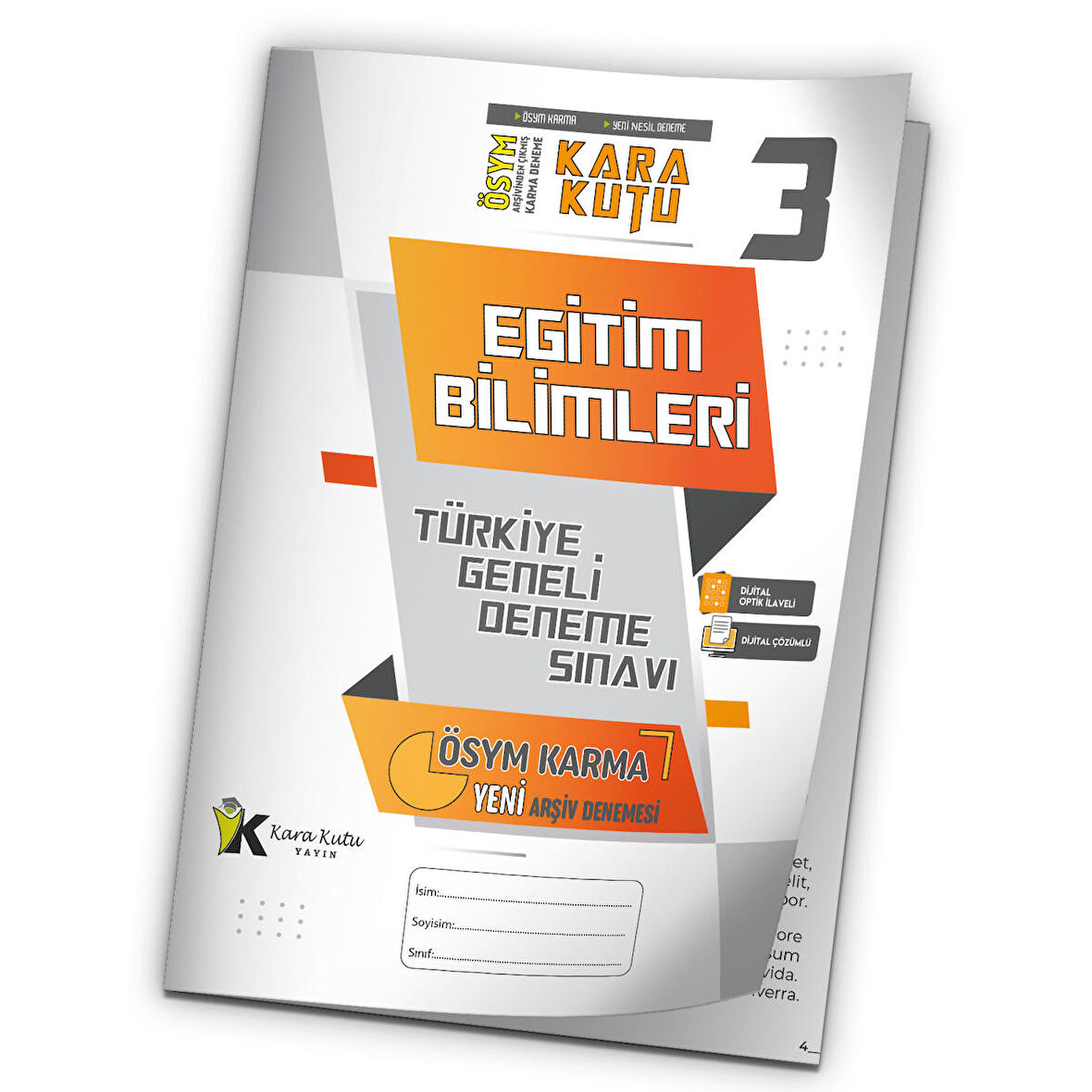 2023 KPSS Eğitim Bilimleri ÖSYM Arşivi Karma Kara Kutu Çıkmış Soru TG D.Çözümlü Deneme 10/3.Kitapçık