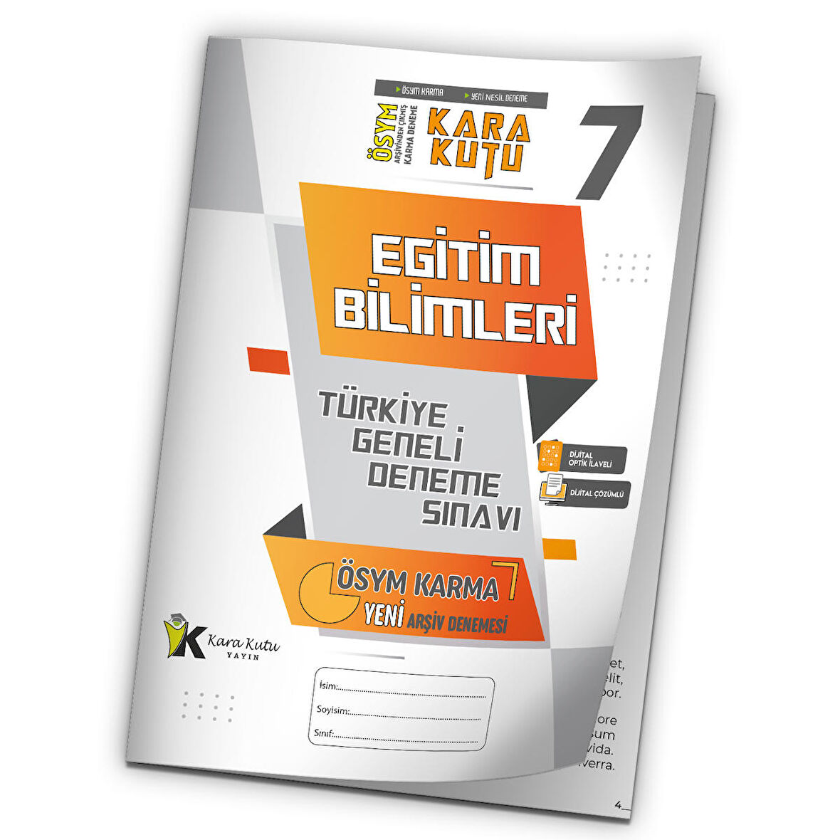 2023 KPSS EĞİTİM BİLİMLERİ ÖSYM Arşivi Karma Kara Kutu Çıkmış Soru TG D.Çözümlü Deneme 10/7.Kitapçık