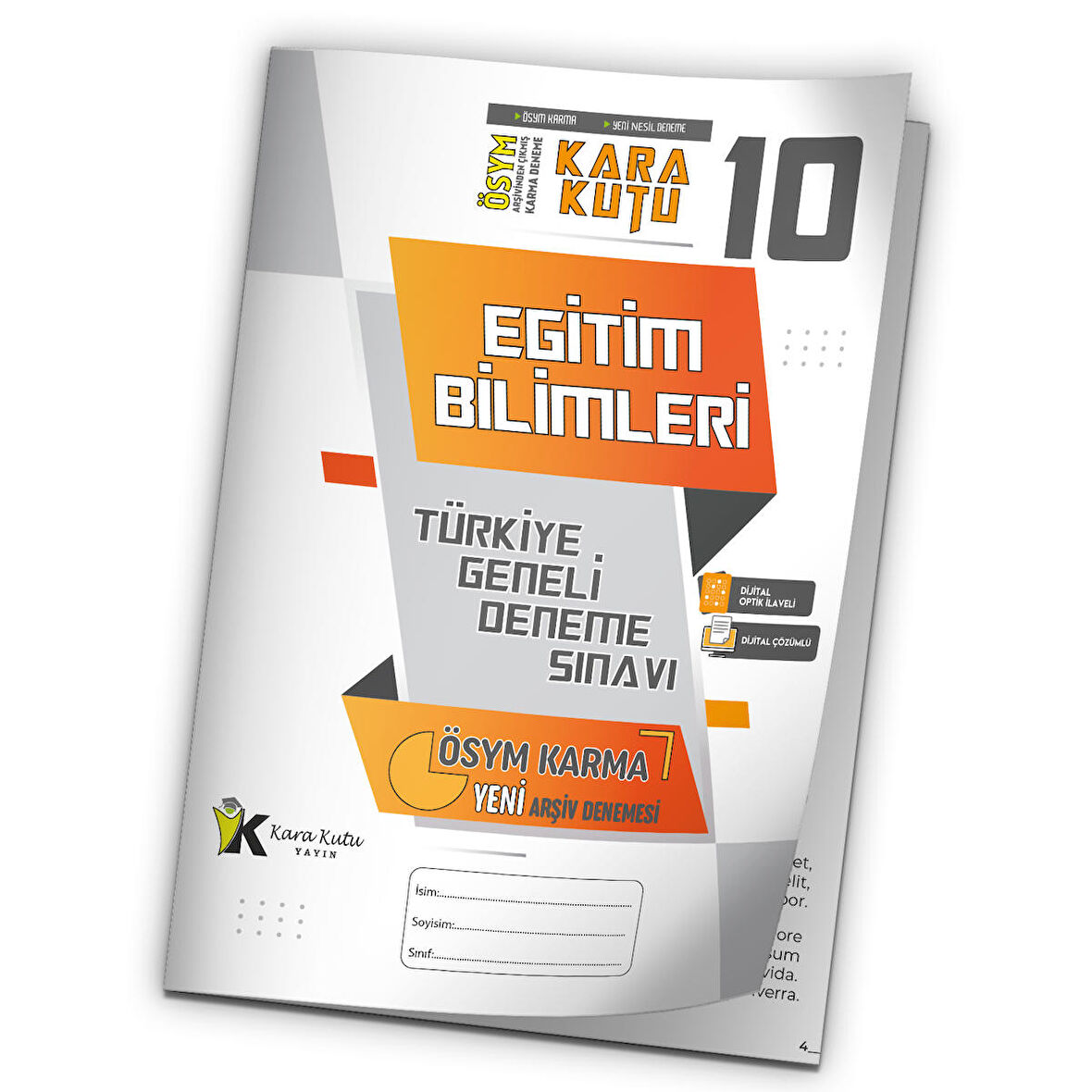 2023 KPSS EĞİTİM BİLİMLERİ ÖSYM Arşiv Karma Kara Kutu Çıkmış Soru TG D.Çözümlü Deneme 10/10.Kitapçık