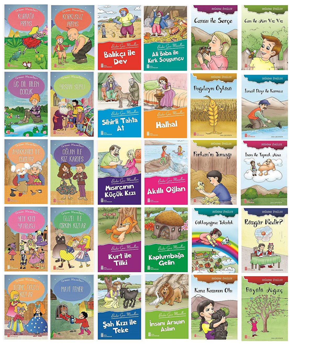 Ata 1.Sınıf Hikaye Seti (30 Kitap)