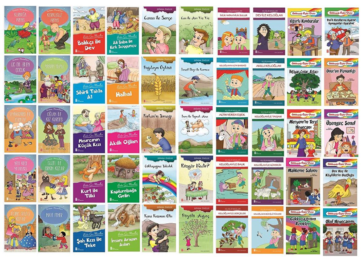 Ata 1.Sınıf Hikaye Seti (50 Kitap)