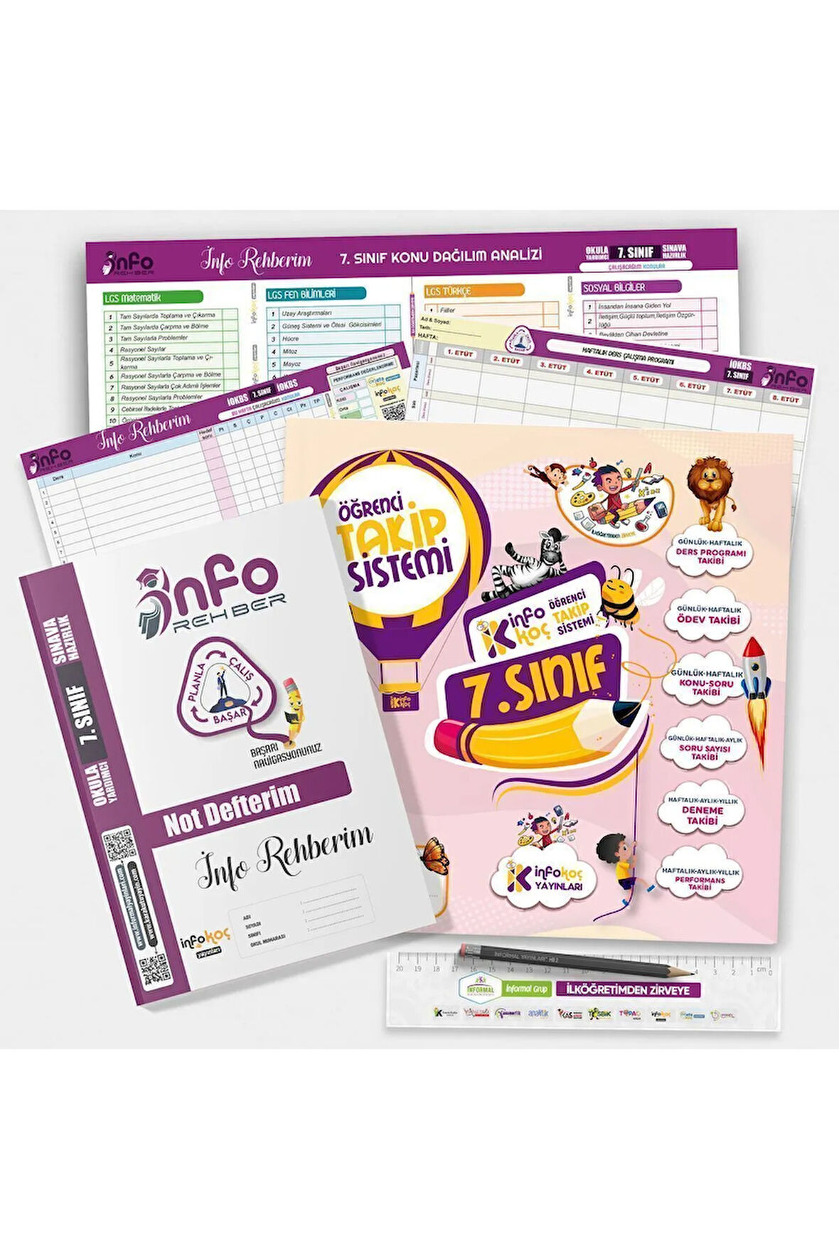 2026 7.sınıf Bursluluk Info Koç Öğrenci-öğretmen Destek Sistemi (ÖĞRENCİ KOÇLUĞU TAKİP SETİ)