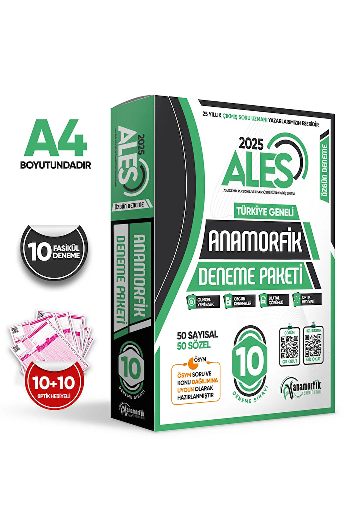 2025 Ales Tg Kurumsal 10'lu Ve 8li Anamorfik Dijital Çözümlü Deneme Paketi