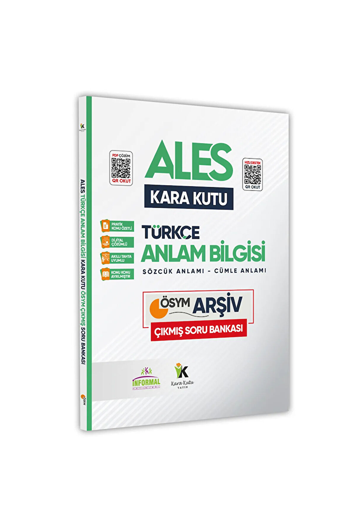 Ales Türkçenin Kara Kutusu Anlam Bilgisi (SÖZCÜK-CÜMLE)dijital Çözümlü Konu Özetli Soru Bankası