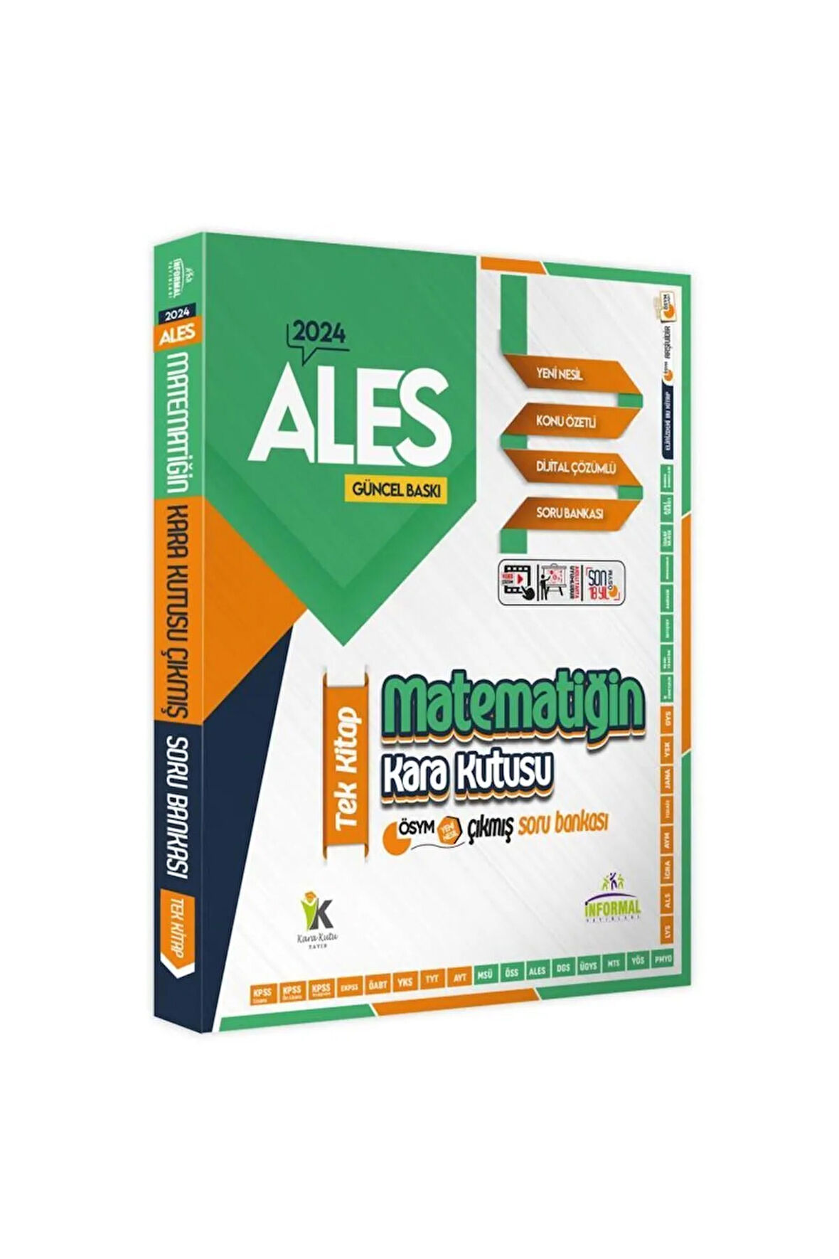 Ales Matematiğin Kara Kutusu Tek Kitap Dijital Çözümlü Konu Özetli Ösym Çıkmış Soru Bankası