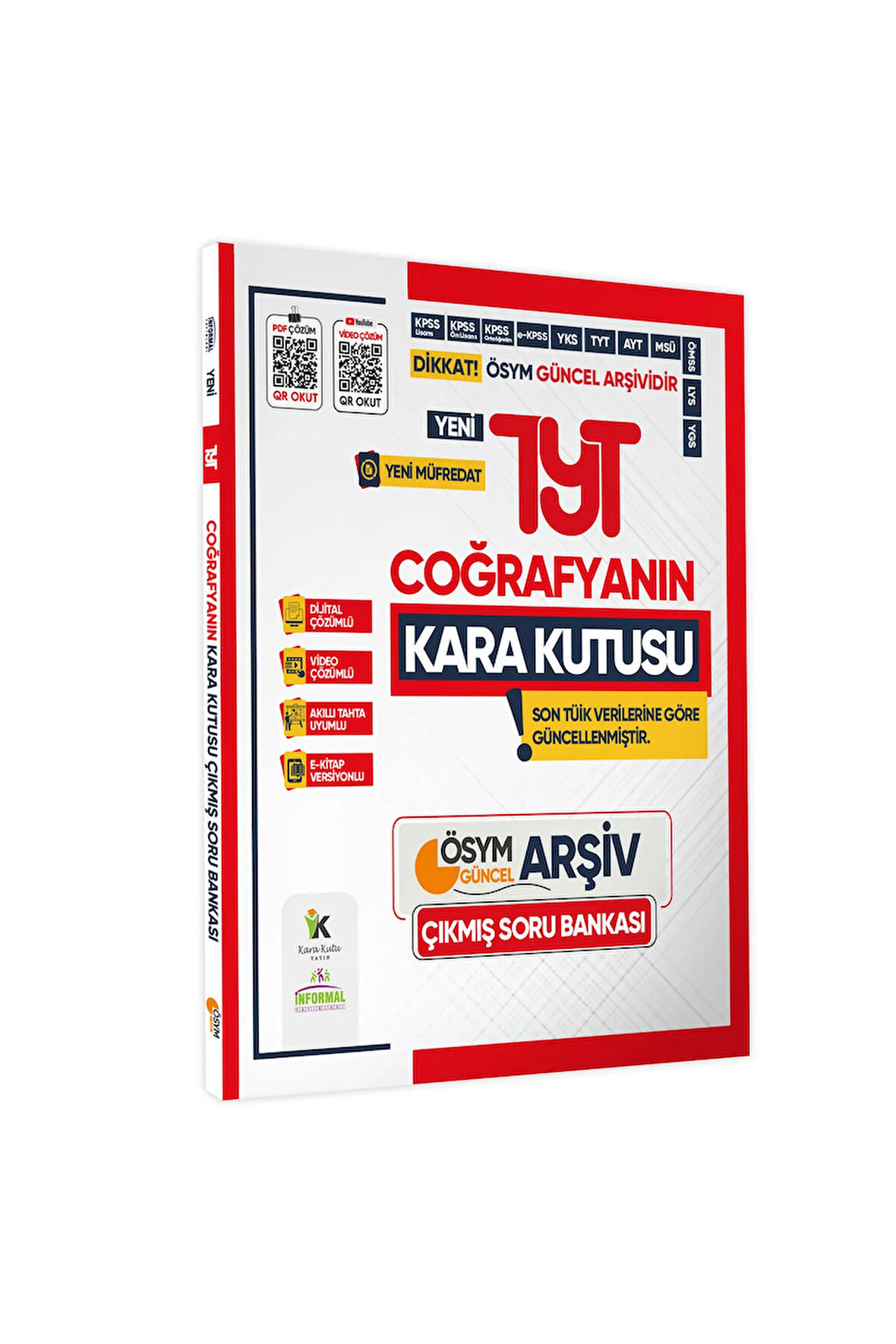 2025 Yks-tyt Coğrafyanın Kara Kutusu Konu Özetli Dijital Çözümlü Ösym Çıkmış Soru Bankası