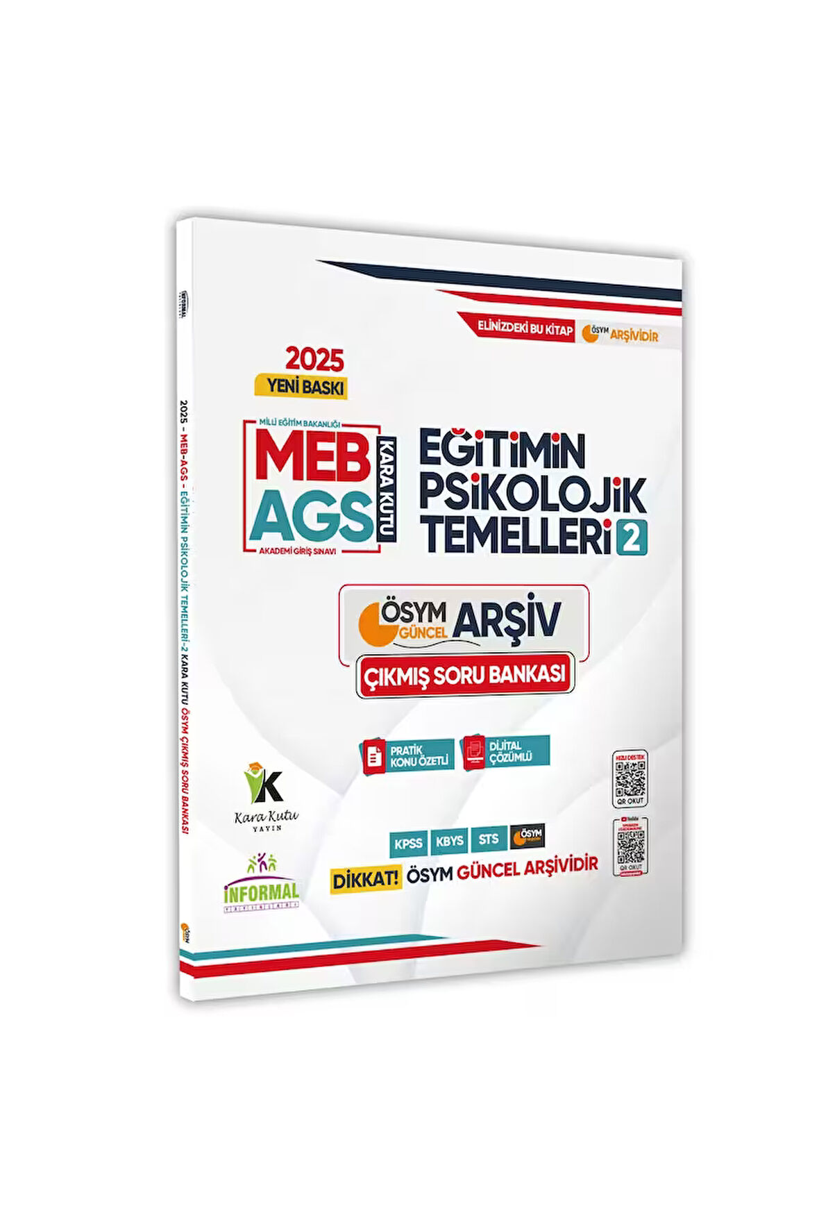 2025 Meb-ags Kara Kutusu Eğitimin Psikolojiktemelleri 2 Ösym Çıkmış Soru Bankası Konu Özetli