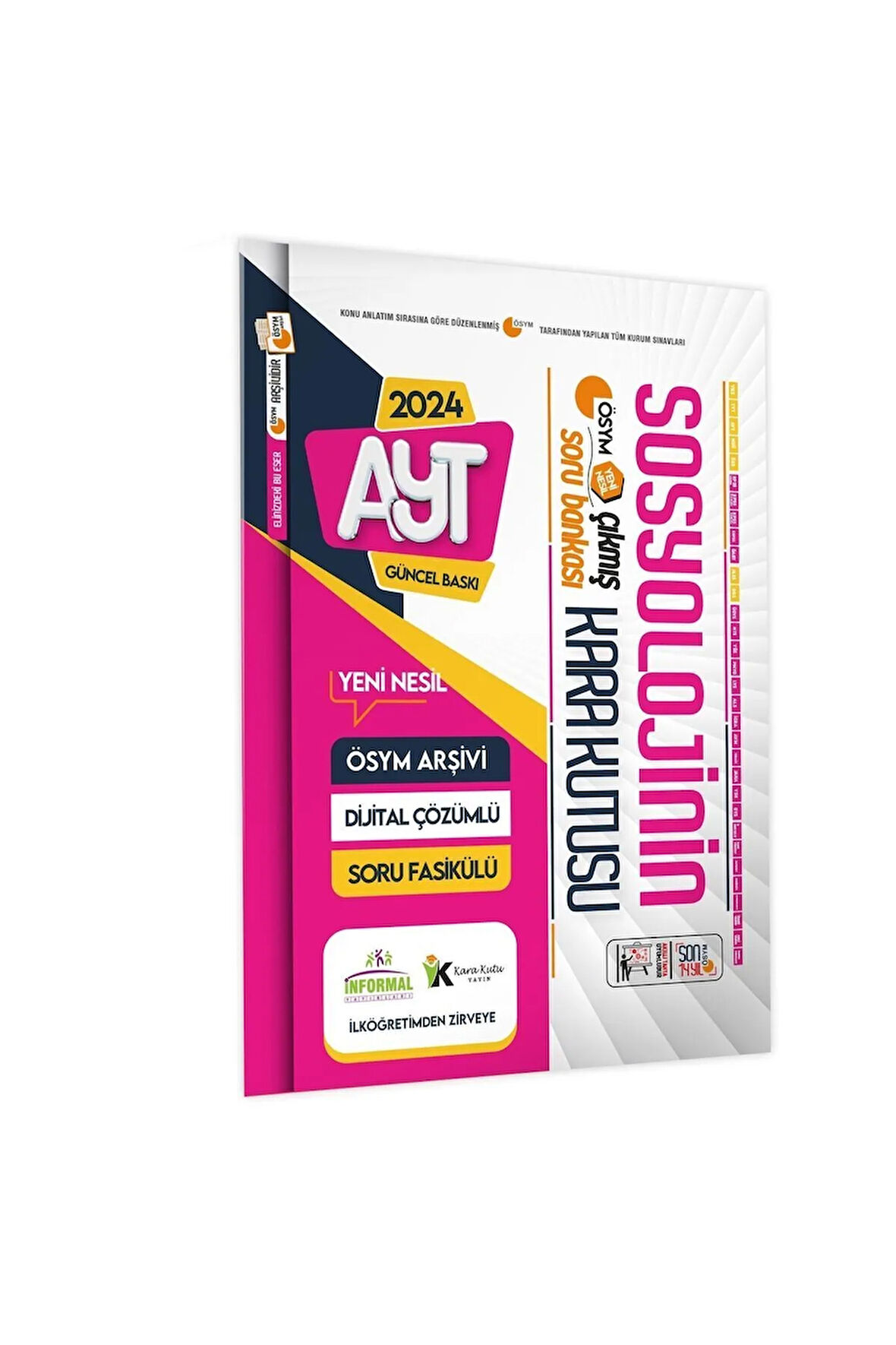 Yks Ayt Sosyolojinin Kara Kutusu Dijital Çözümlü Ösym Çıkmış Soru Havuzu Bankası