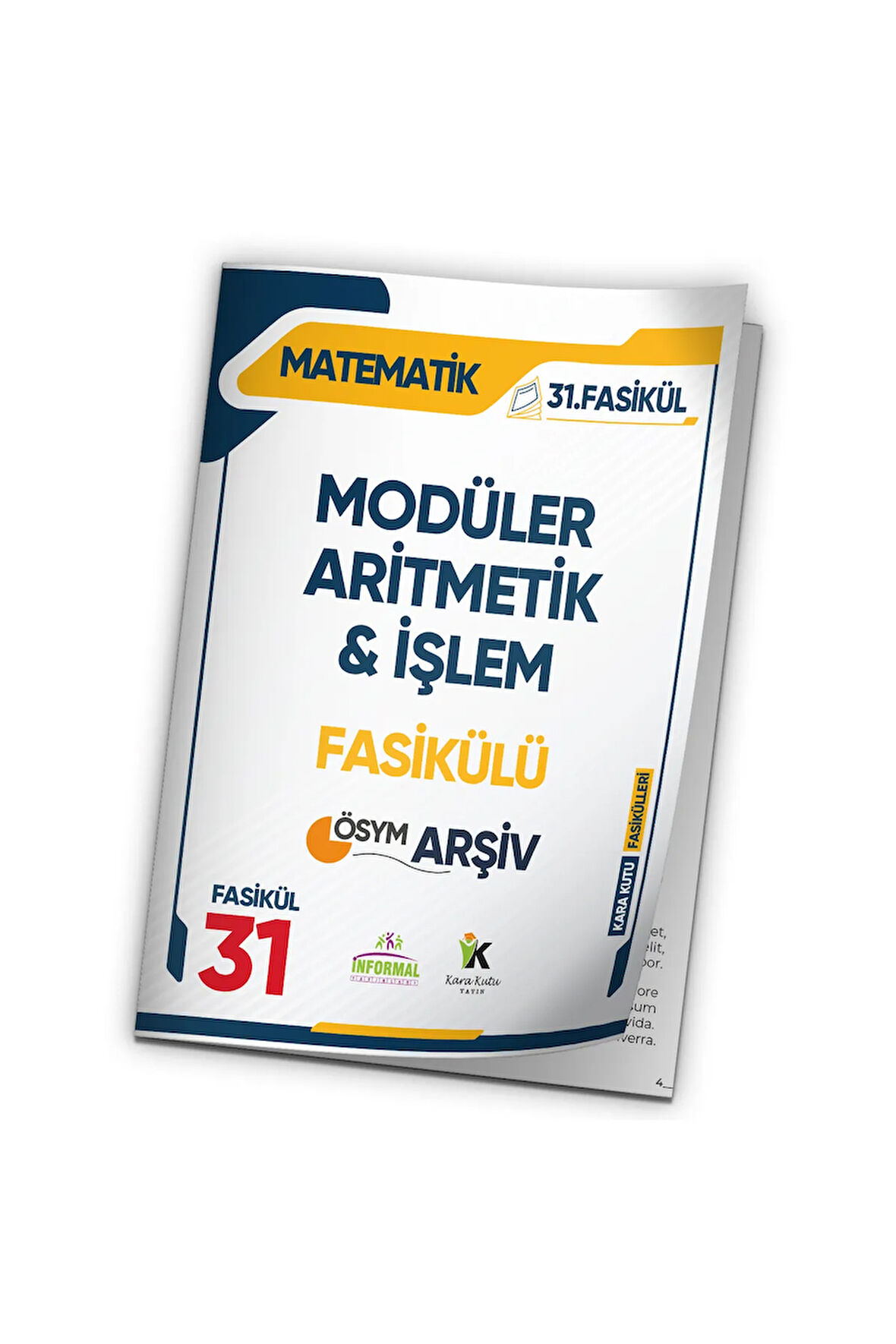 Dgs Matematiğin Kara Kutusu Modüler Aritmetik & Işlem Tamamı D.çözümlü Fasikül Dergi