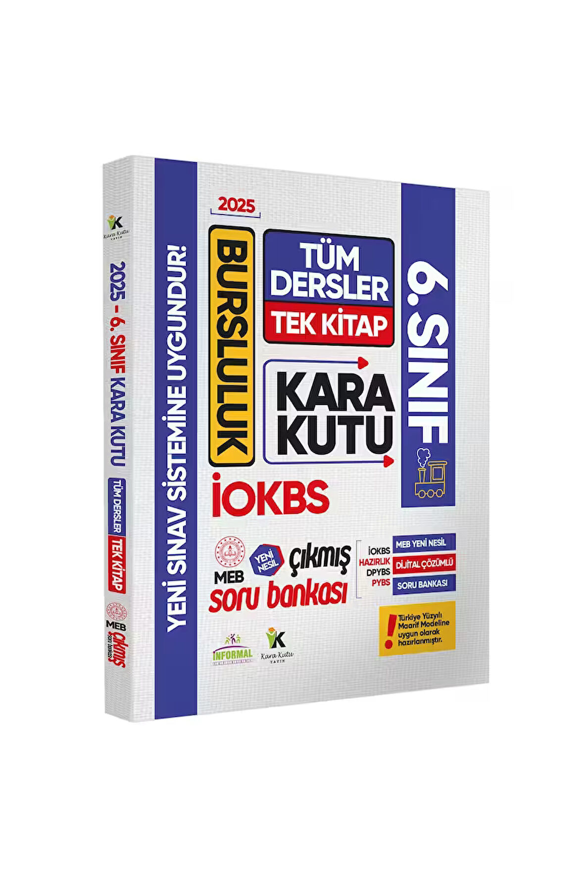 2025 6.sınıf Iokbs Bursluluk Kara Kutusu Tüm Dersler Tek Kitap Çözümlü Soru Bankası (YENİ NESİL)