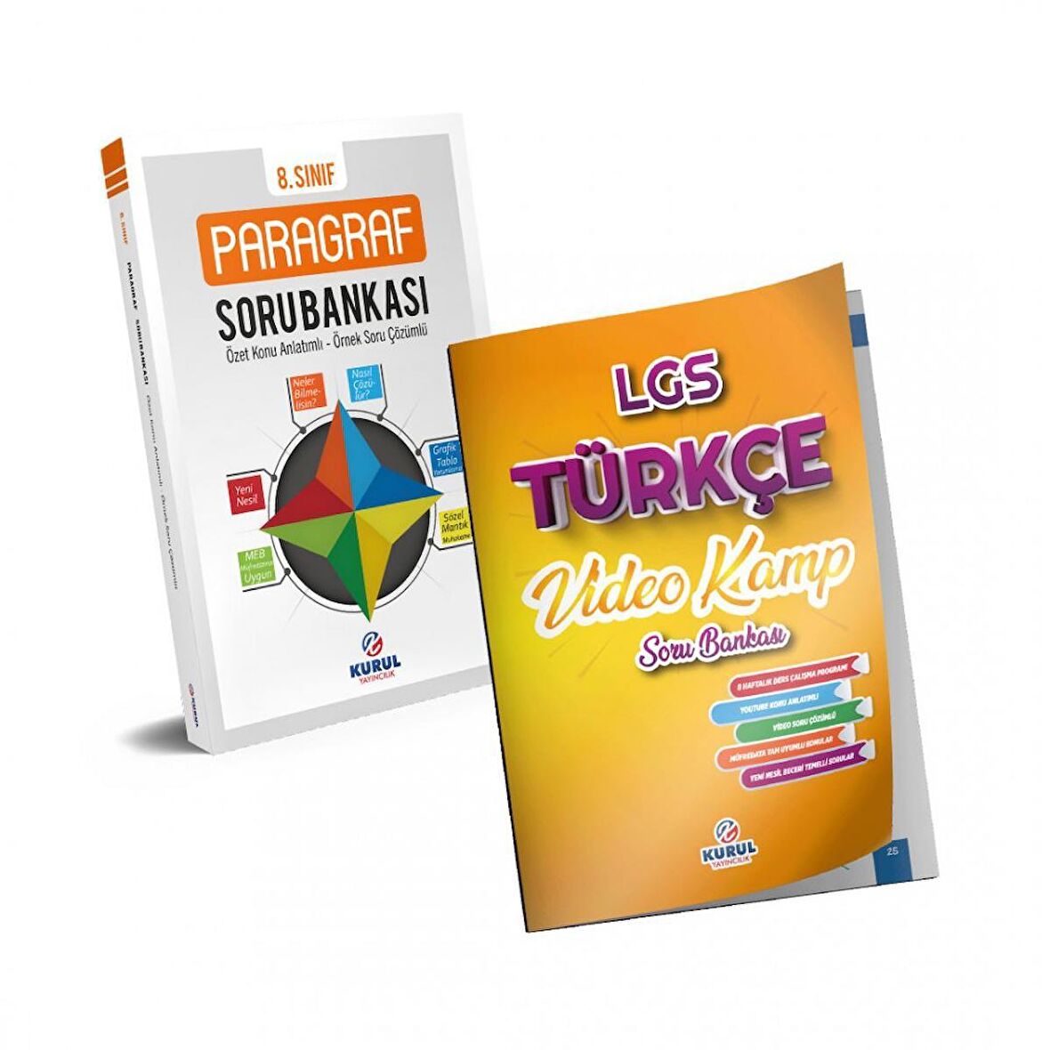 2023 8.Sınıf LGS Türkçe Paragraf Yeni Nesil Soru Bankası İkili Set
