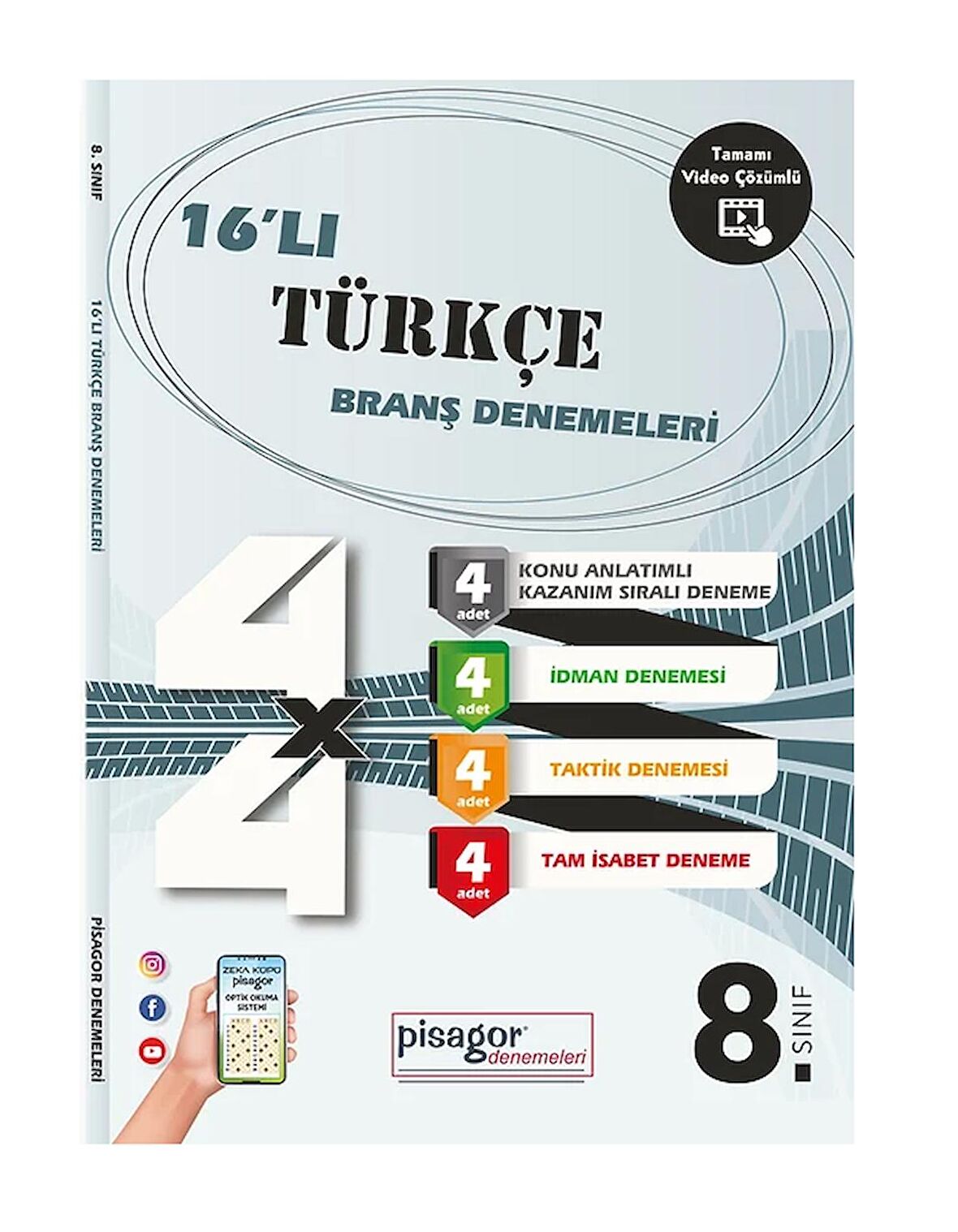 Zeka Küpü PİSAGOR 8.Sınıf LGS Türkçe 16'lı Deneme - LGS Deneme