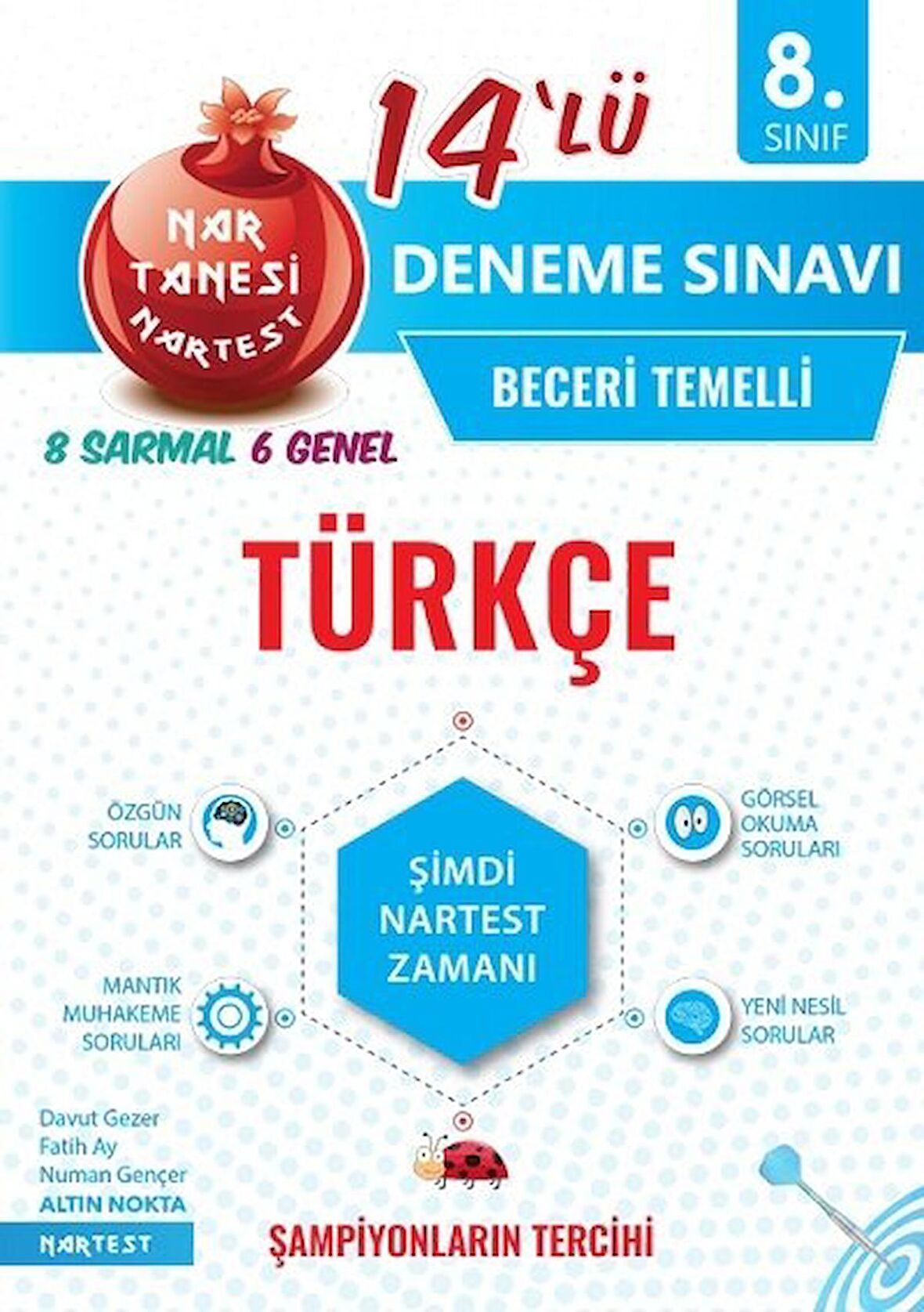 Nartest 8.Sınıf LGS Türkçe 14 Deneme Beceri Temelli