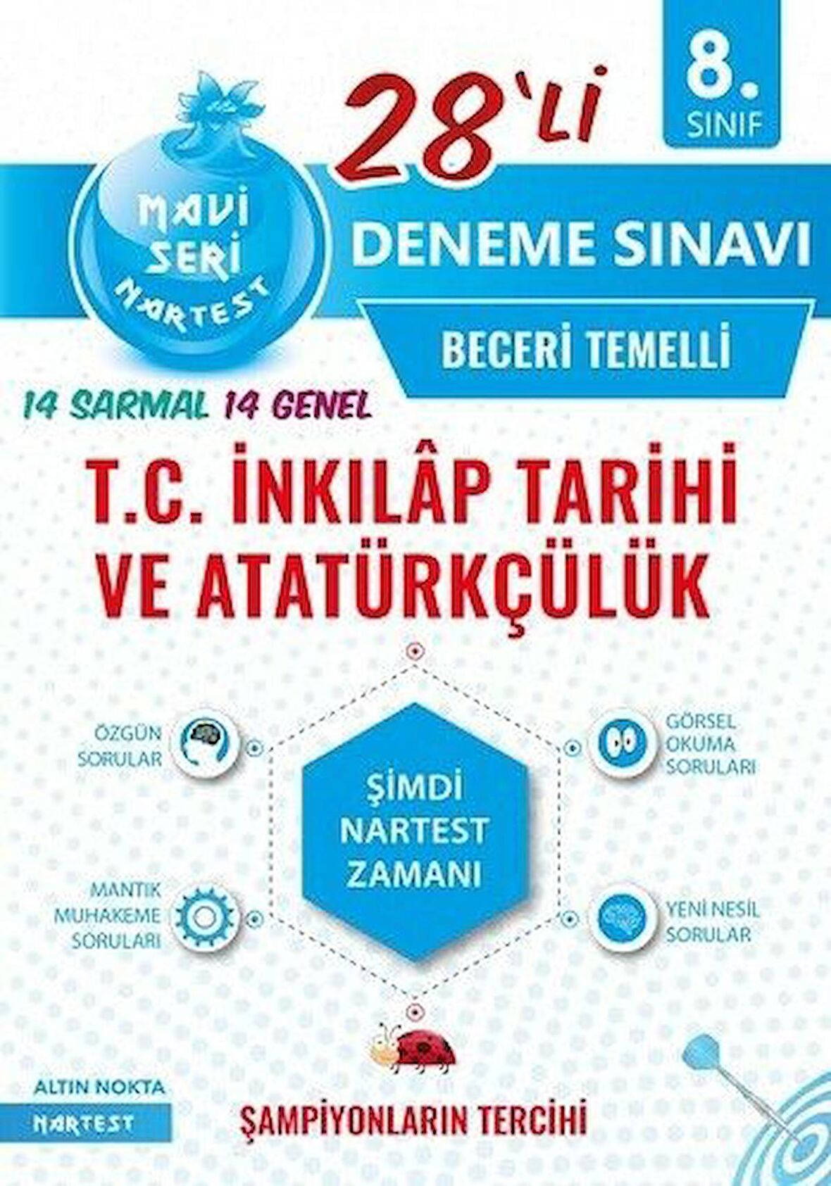Nartest 8.Sınıf LGS İnkılap Tarihi 28 Deneme Beceri Temelli