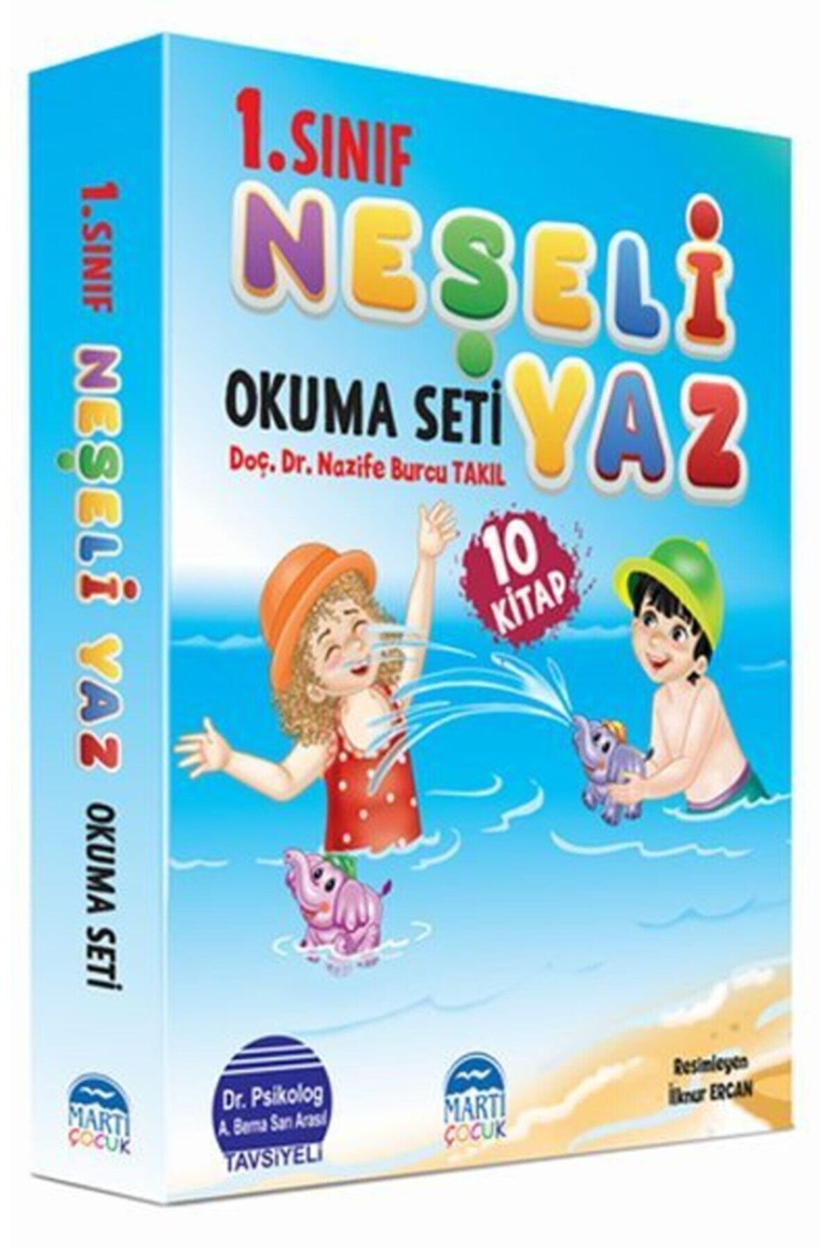 1. Sınıf Neşeli Yaz Okuma Seti (10 Kitap Takım)