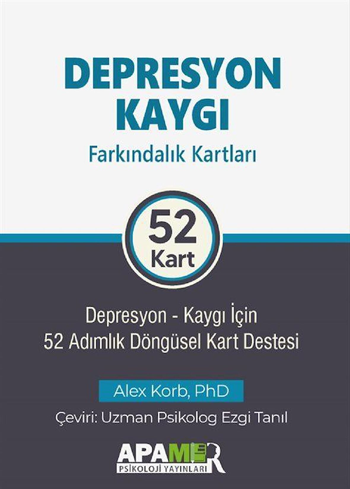 Depresyon Kaygı Farkındalık Kartları 52 Kart