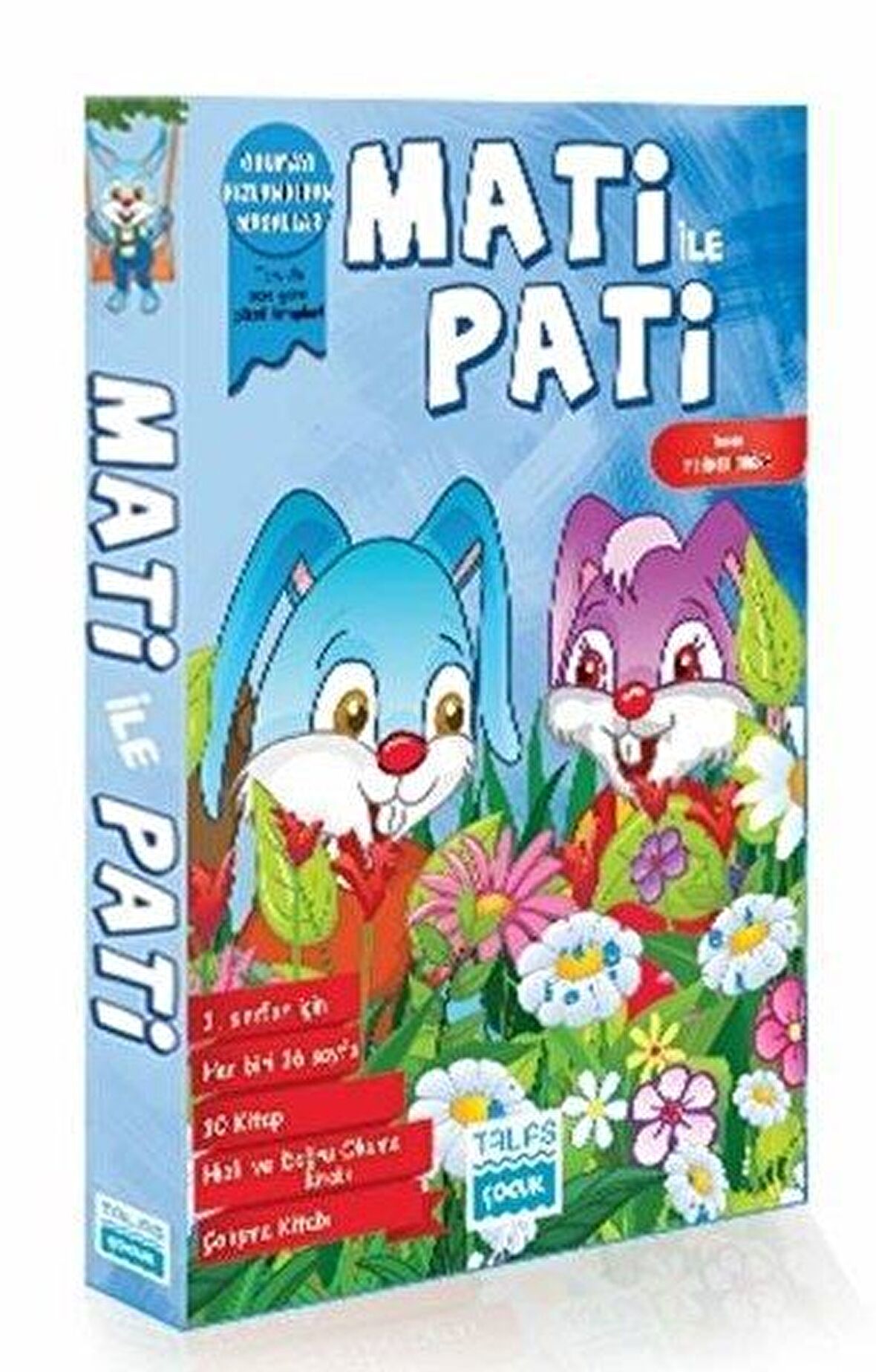 Mati İle Pati Serisi - İlkokul 1. Sınıflar İçin (10 Kitap Takım)