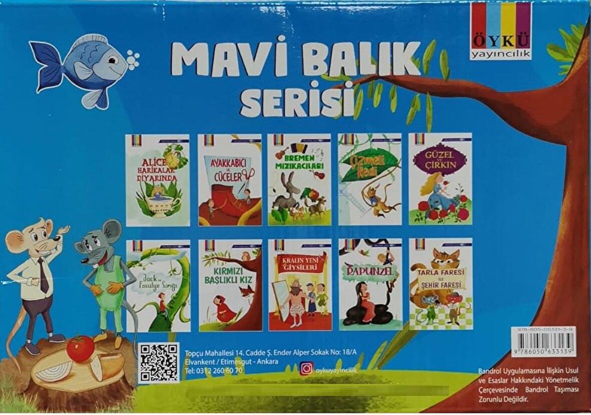 Mavi Balık Hikaye Seti 10 Kitap