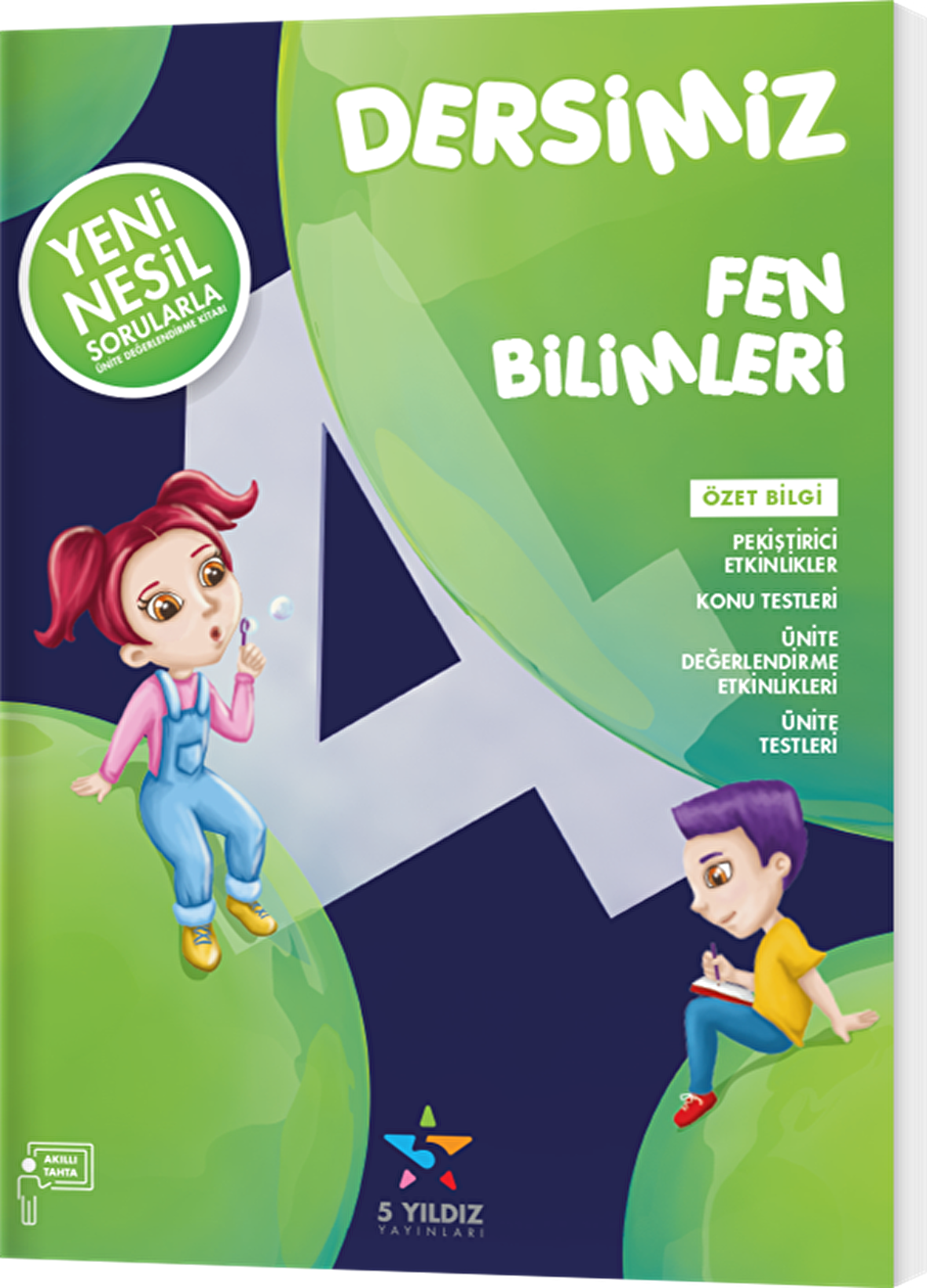 5 Yıldız Yayınları 4. Sınıf Fen Bilimleri Etkinlikli Soru Bankası