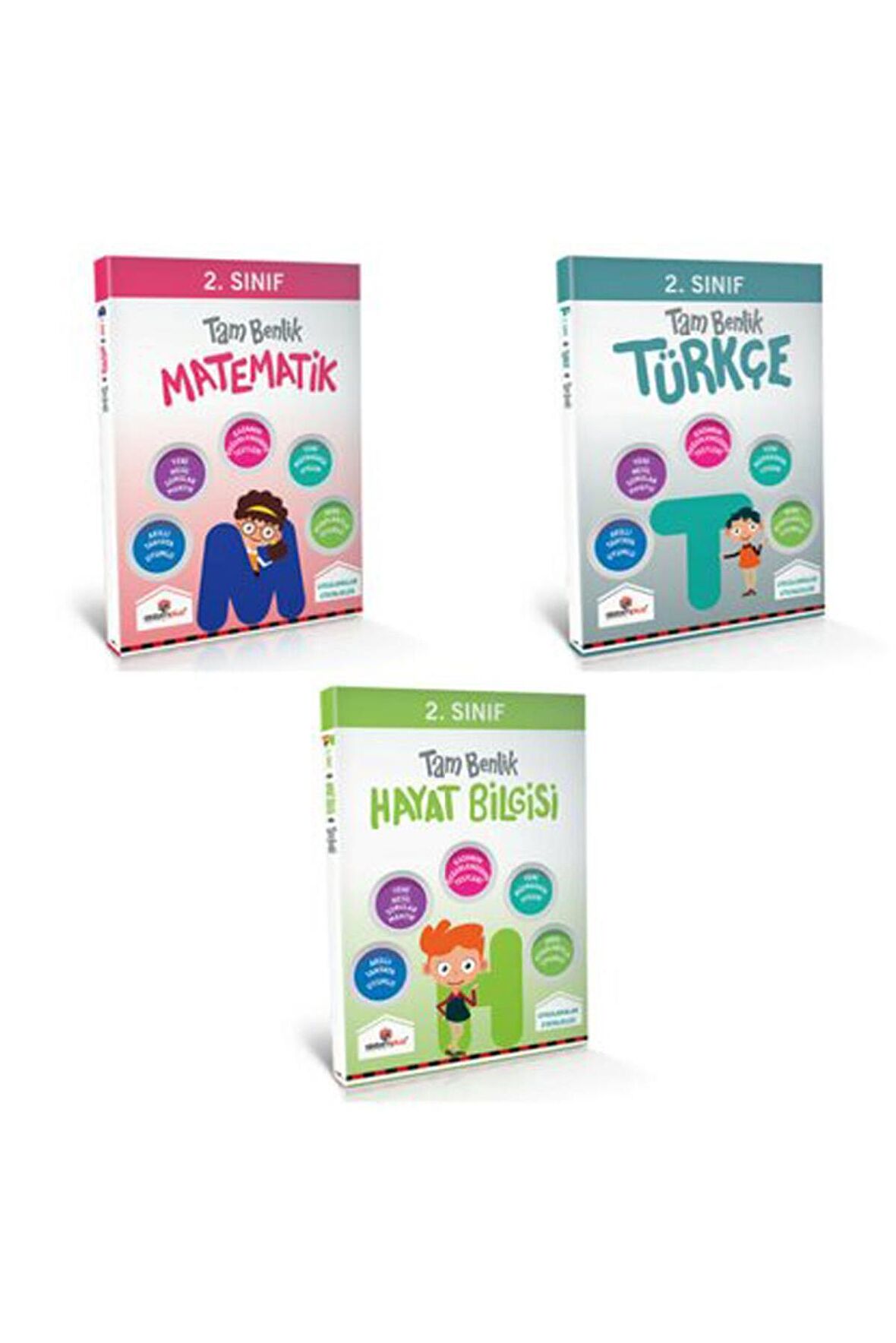 2.Sınıf Tüm Dersler Soru Bankası (3 Kitap) Sistemplus Yayınları