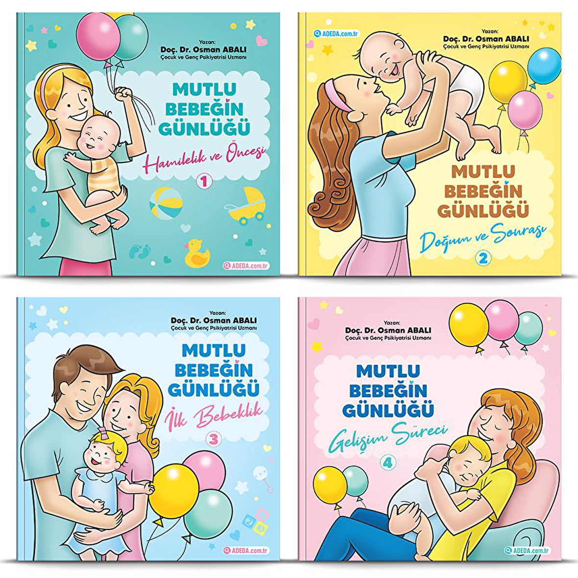 MUTLU BEBEĞİN GÜNLÜĞÜ 4 KİTAPLI SET