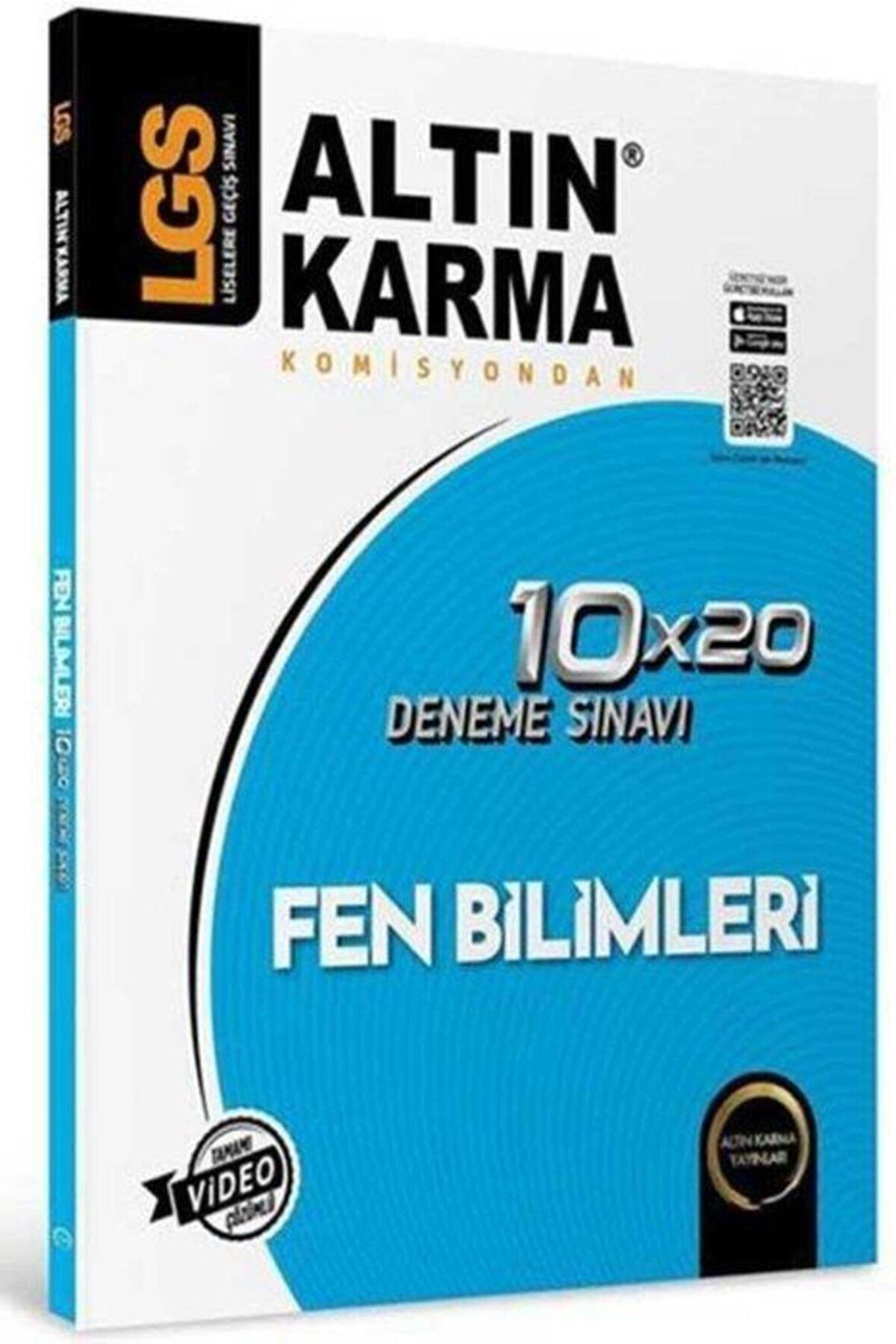 Altın Karma 2021 8. Sınıf LGS Fen Bilimleri 10x20 Deneme