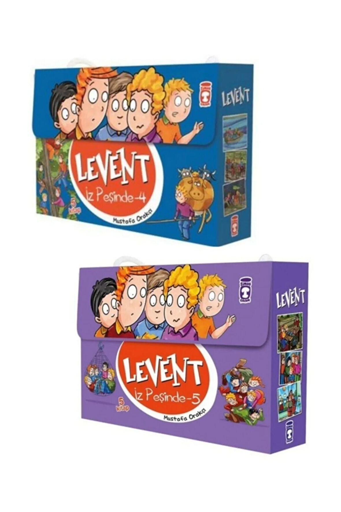 Levent İz Peşinde 4 Ve İz Peşinde 5 2 Set Toplam 10 Kitap