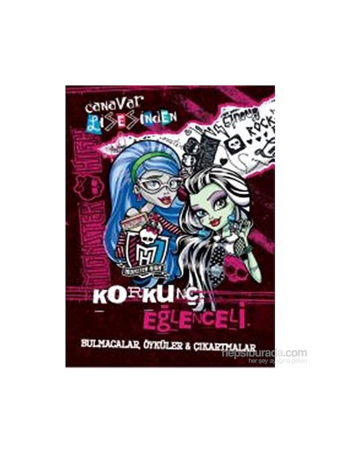 Monster High - Korkunç Eğlenceli Bulmacalar, Öyküler Ve Çıkartmalar-Kolektif