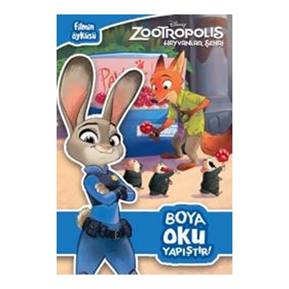 Disney Zootropolis Hayvanlar Şehri - Boya Oku Yapıştır!