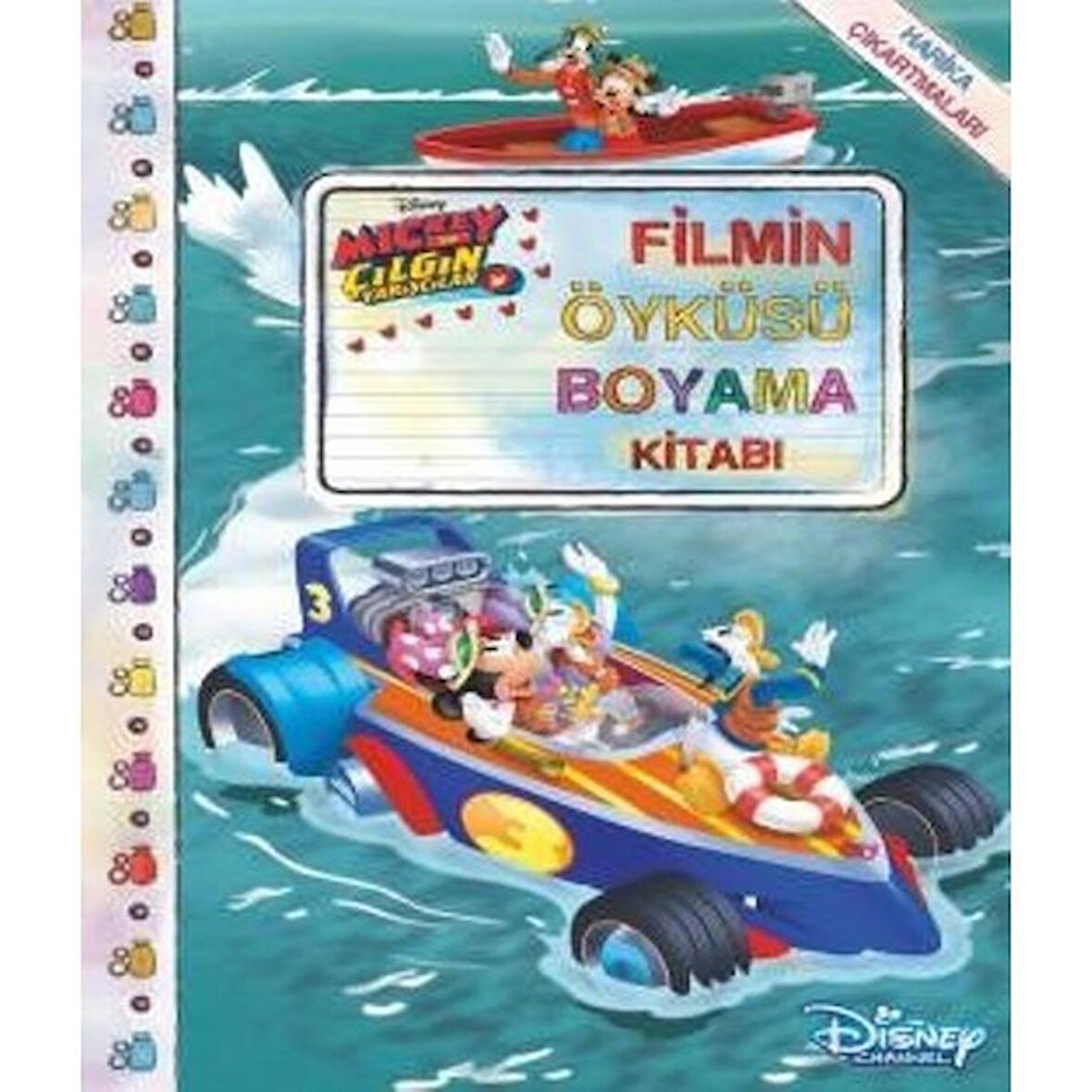 Filmin Öyküsü Boyama Kitabı - Mickey Çılgın Yarışmalar