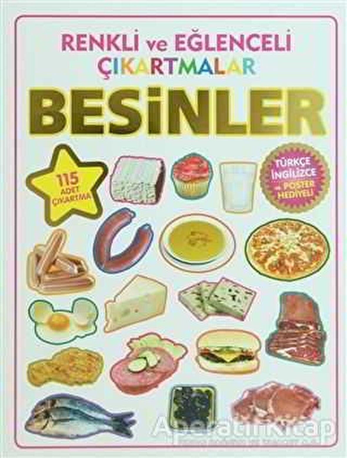Renkli ve Eğlenceli Çıkartmalar - Besinler (Food)