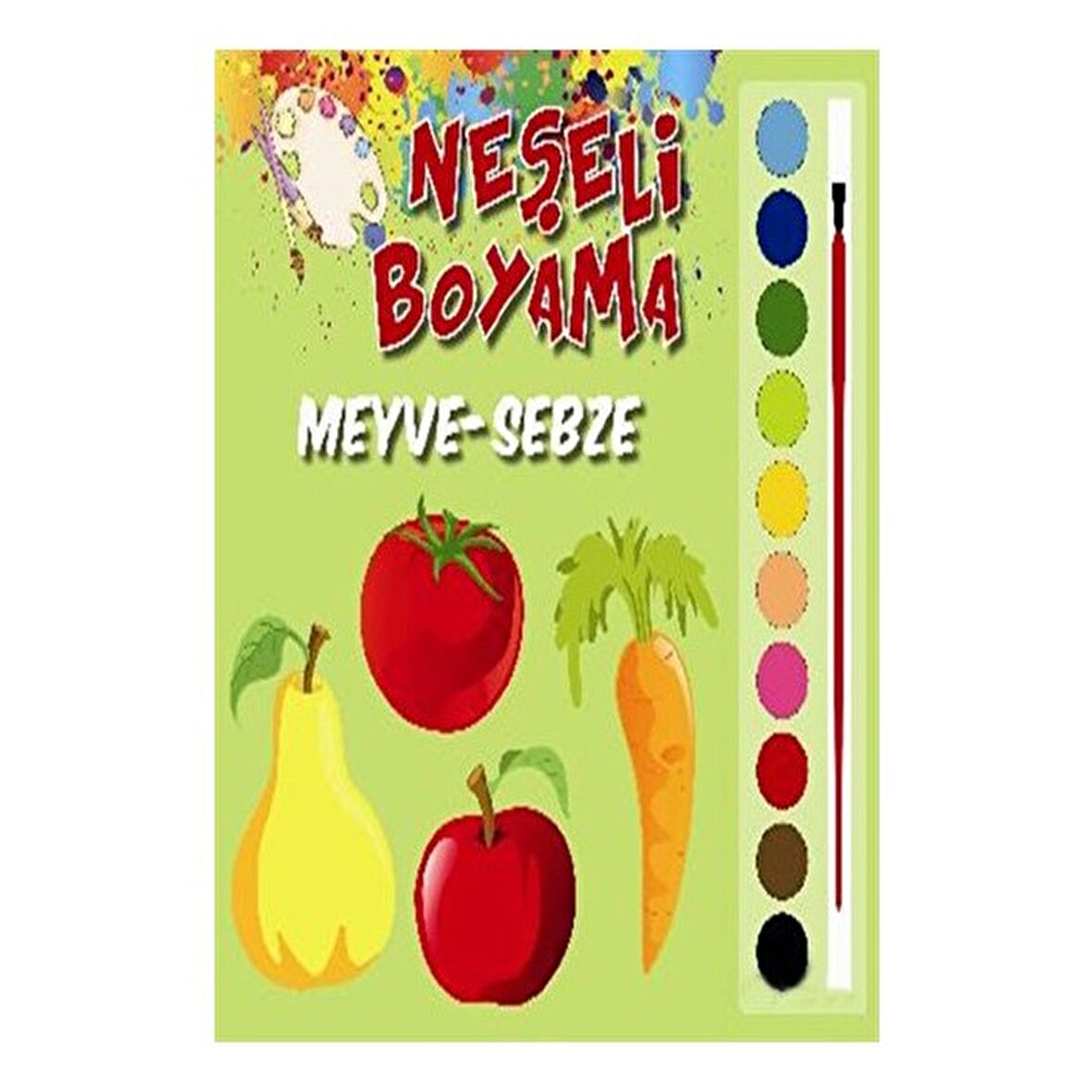 Neşeli Boyama - Meyve Sebze