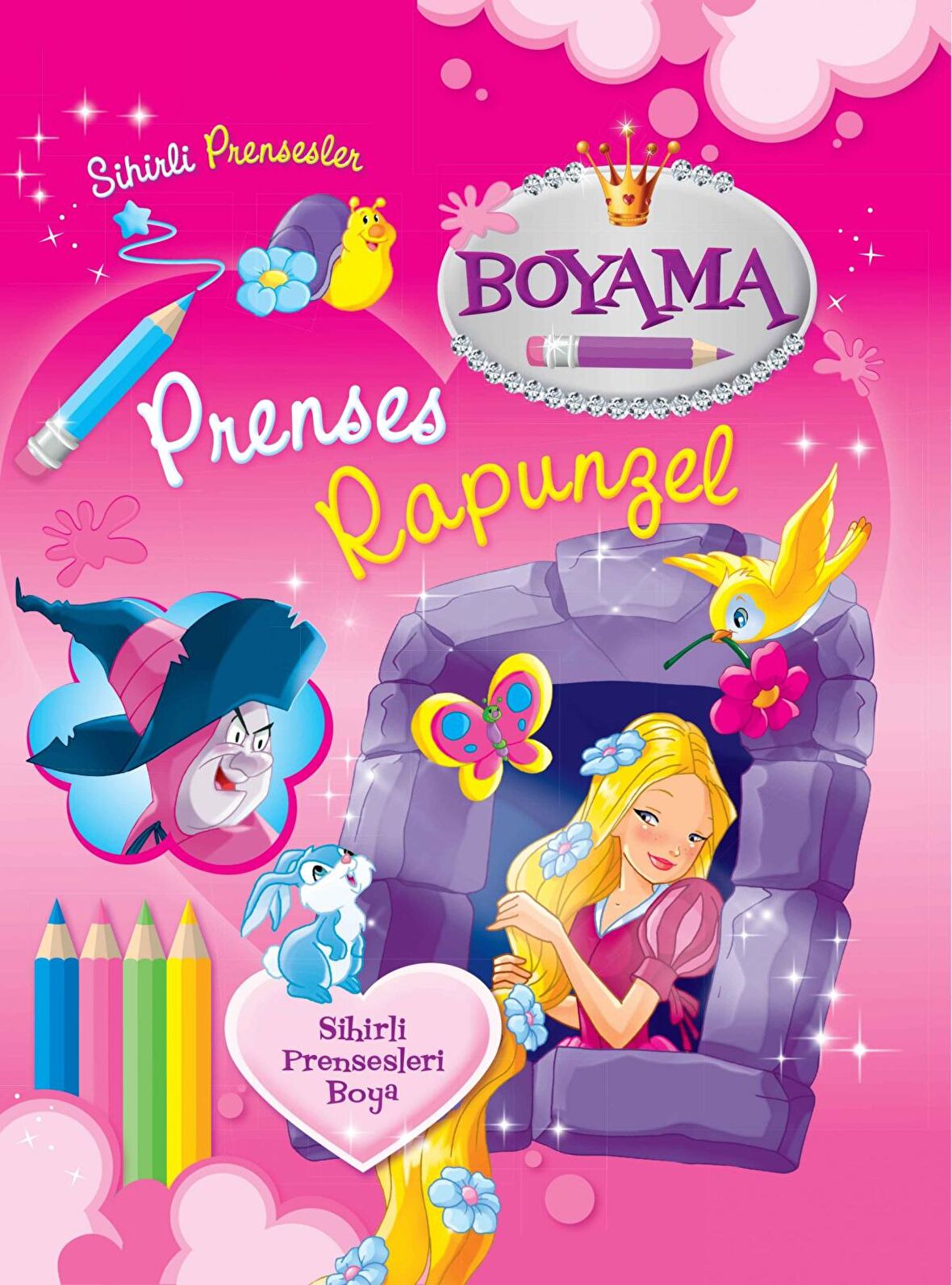 Sihirli Prensesler Boyama - Prenses Rapunzel