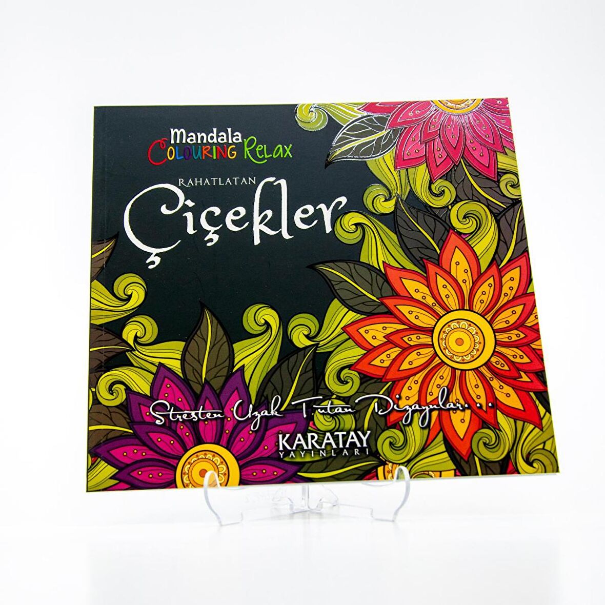 Rahatlatan Çiçekler - Mandala Colouring Relax